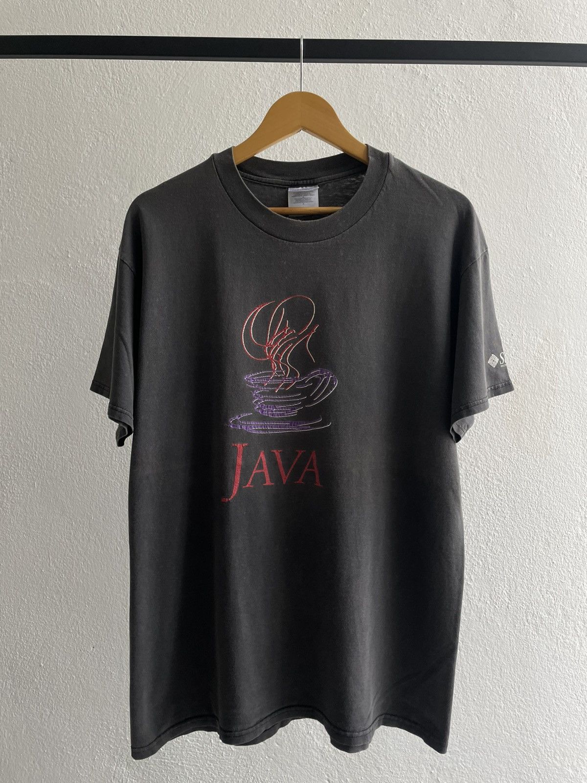 Vintage 1900's - Thrashed Java Sun Microsystems Promo Shirts Size US L / EU 52-54 / 3 - 1 Thumbnail