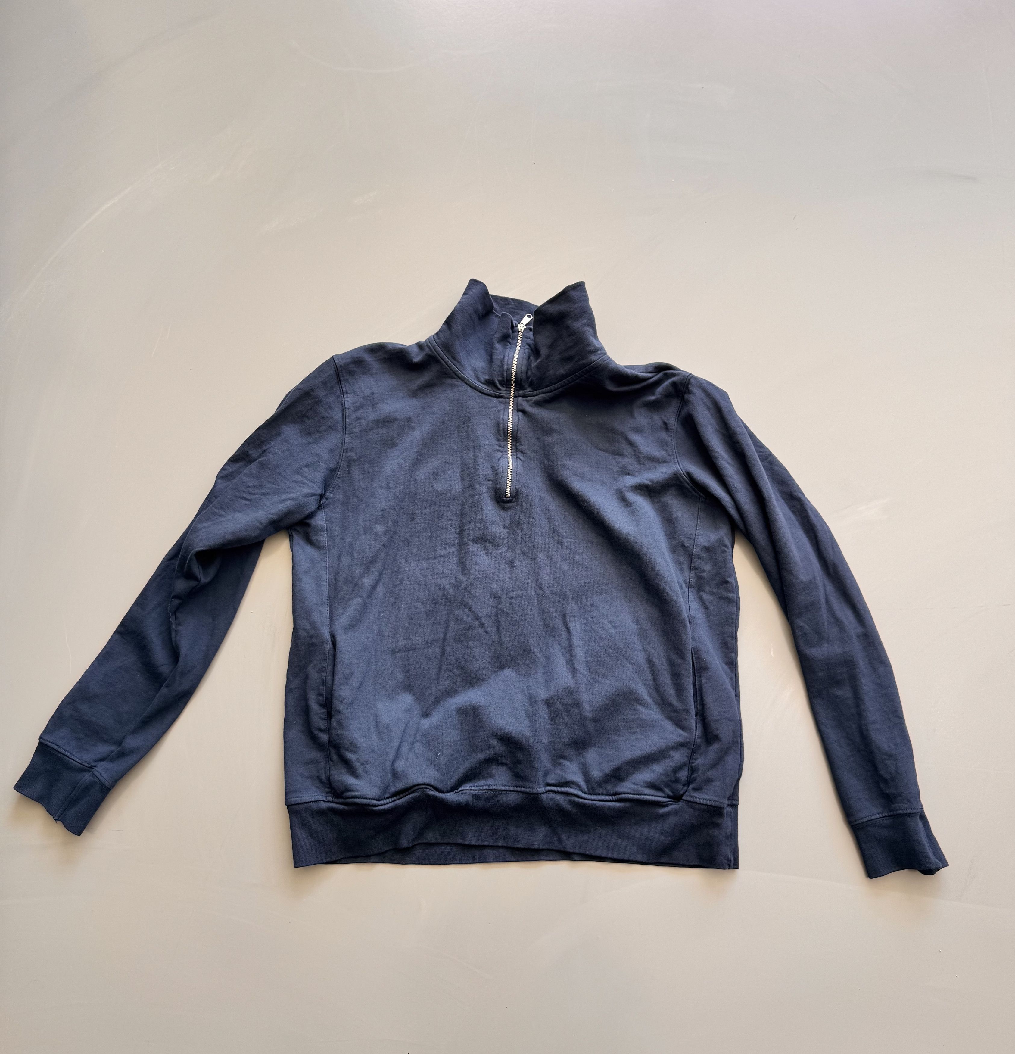 Other Shon Mott Blue Quarter-Zip Sweatshirt Size US M / EU 48-50 / 2 - 1 Thumbnail