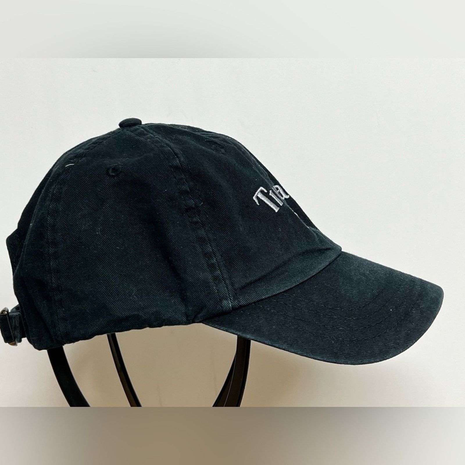 Timberland Timberland hat cap Embroidered Logo Black Canvas Backstrap Size ONE SIZE - 3 Thumbnail