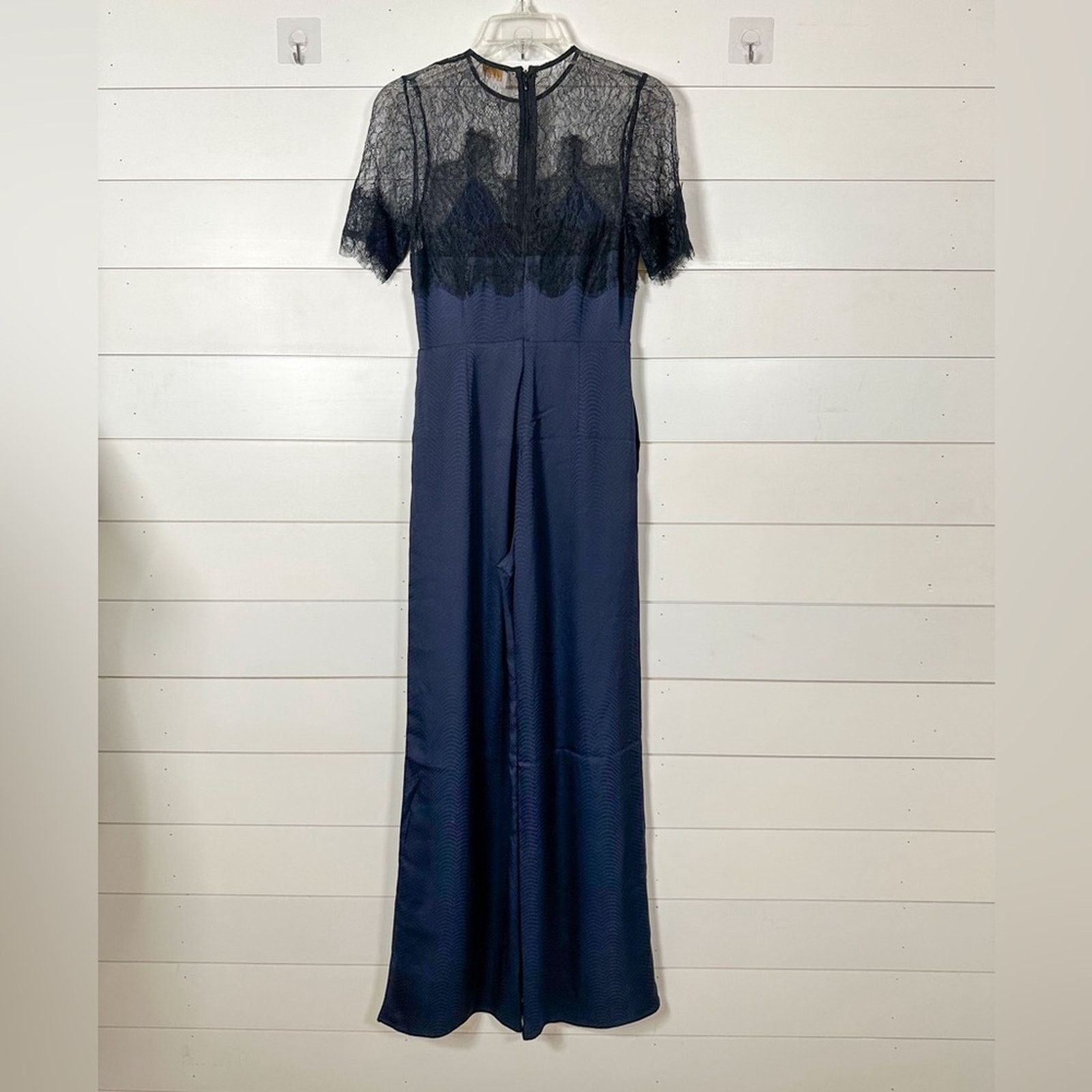 chinese dress ladies Foxiedox White/Blue Halina Lace Bow Tied Strap Midi Dress NWT- Size S – The  Saved Collection