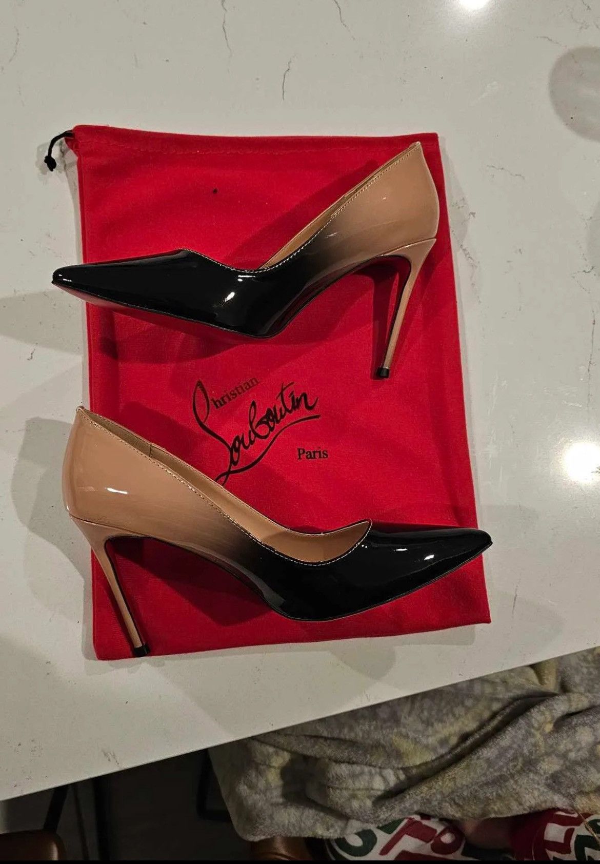 Christian Louboutin Christian Louboutin - “So Kate” Ombré Heel Size US 7 / IT 37 - 1 Thumbnail