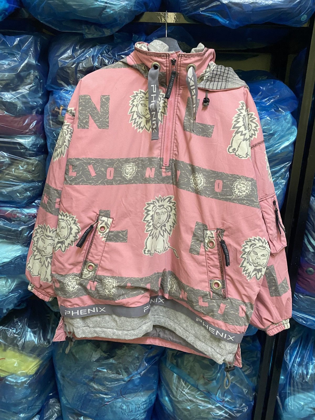 Phenix Rare 90s Phenix Lion Print Anorak Ski Pullover Jacket Size US M / EU 48-50 / 2 - 1 Thumbnail