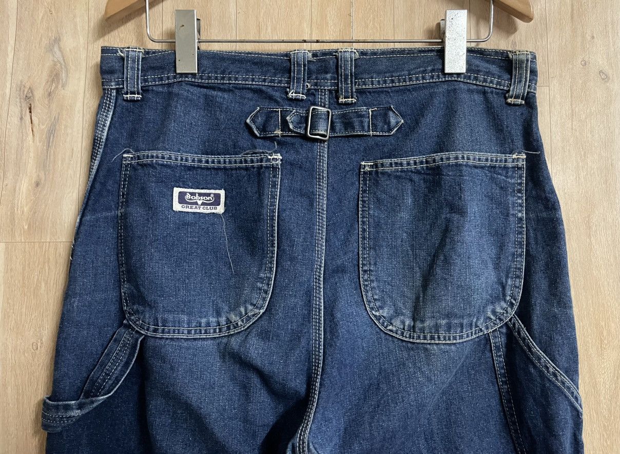 Vintage Vintage 60’s Carpenter Pants W33 L42 Buckle Back by Bobson Size US 33 - 2 Thumbnail