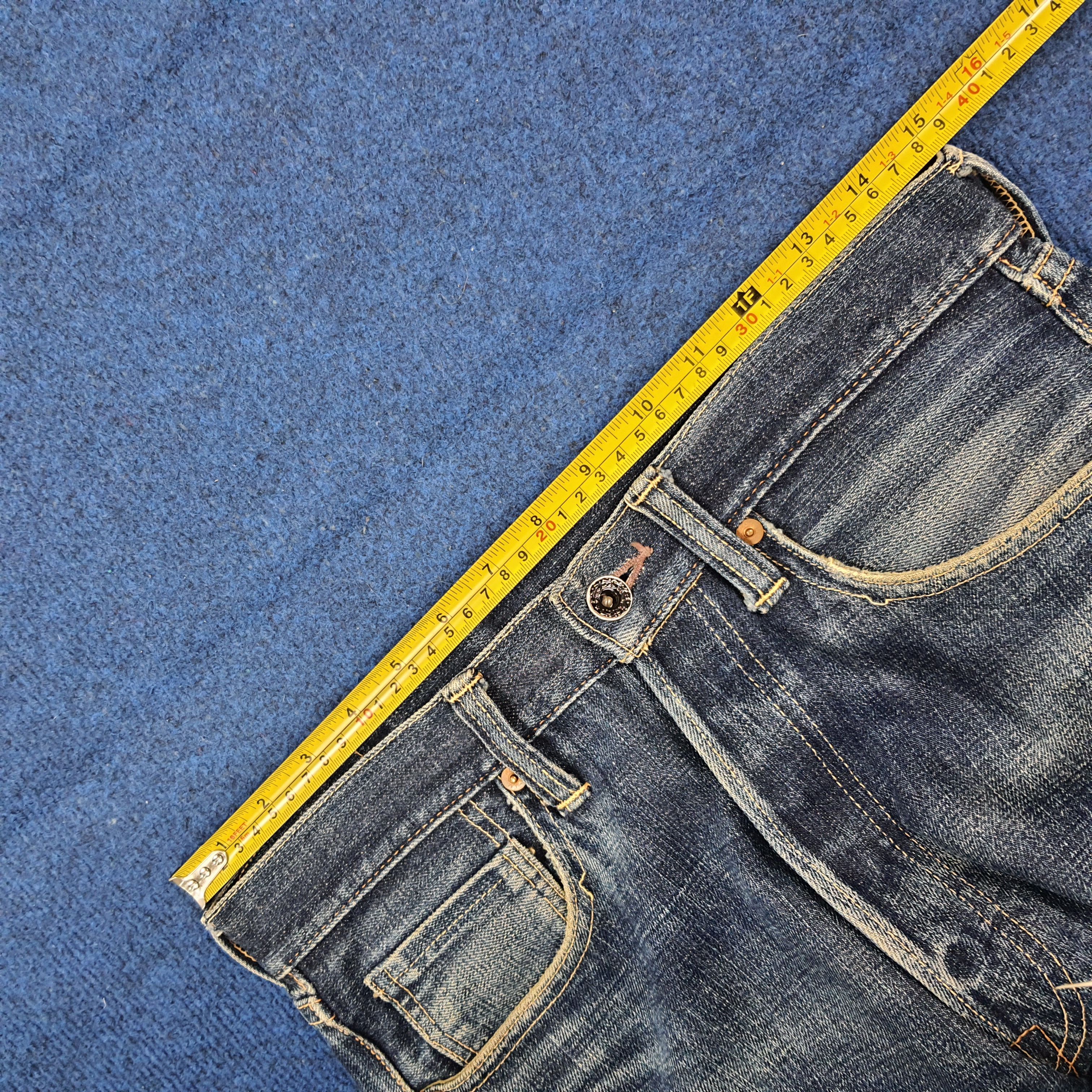 The Real McCoy's Vintage Joe McCoy Repro WW2 Selvedge Denim Jeans E1N37 Size US 29 - 12 Thumbnail