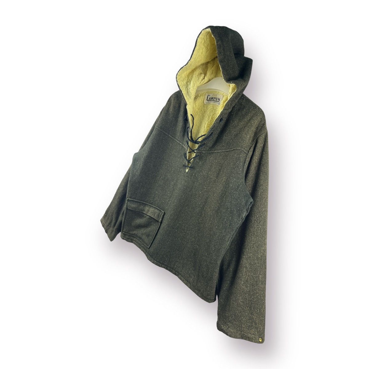 Vintage 🔥 Vtg 40/50's CS CAMPUS Military Lace-Up Neckline Pullover Size US M / EU 48-50 / 2 - 2 Thumbnail