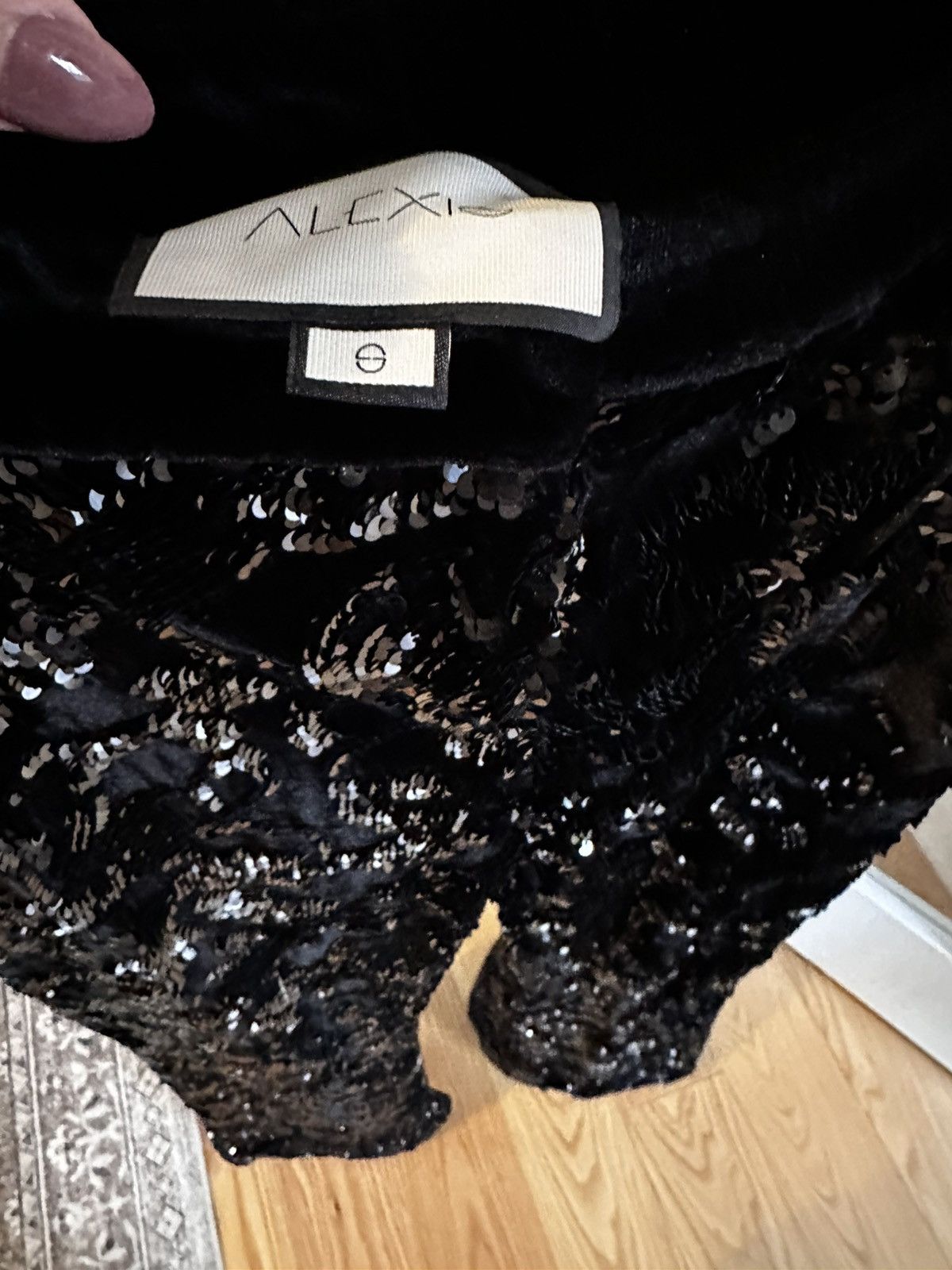 ALEXIS Sequin flare dress suit Size 27" / US 4 / IT 40 - 4 Thumbnail