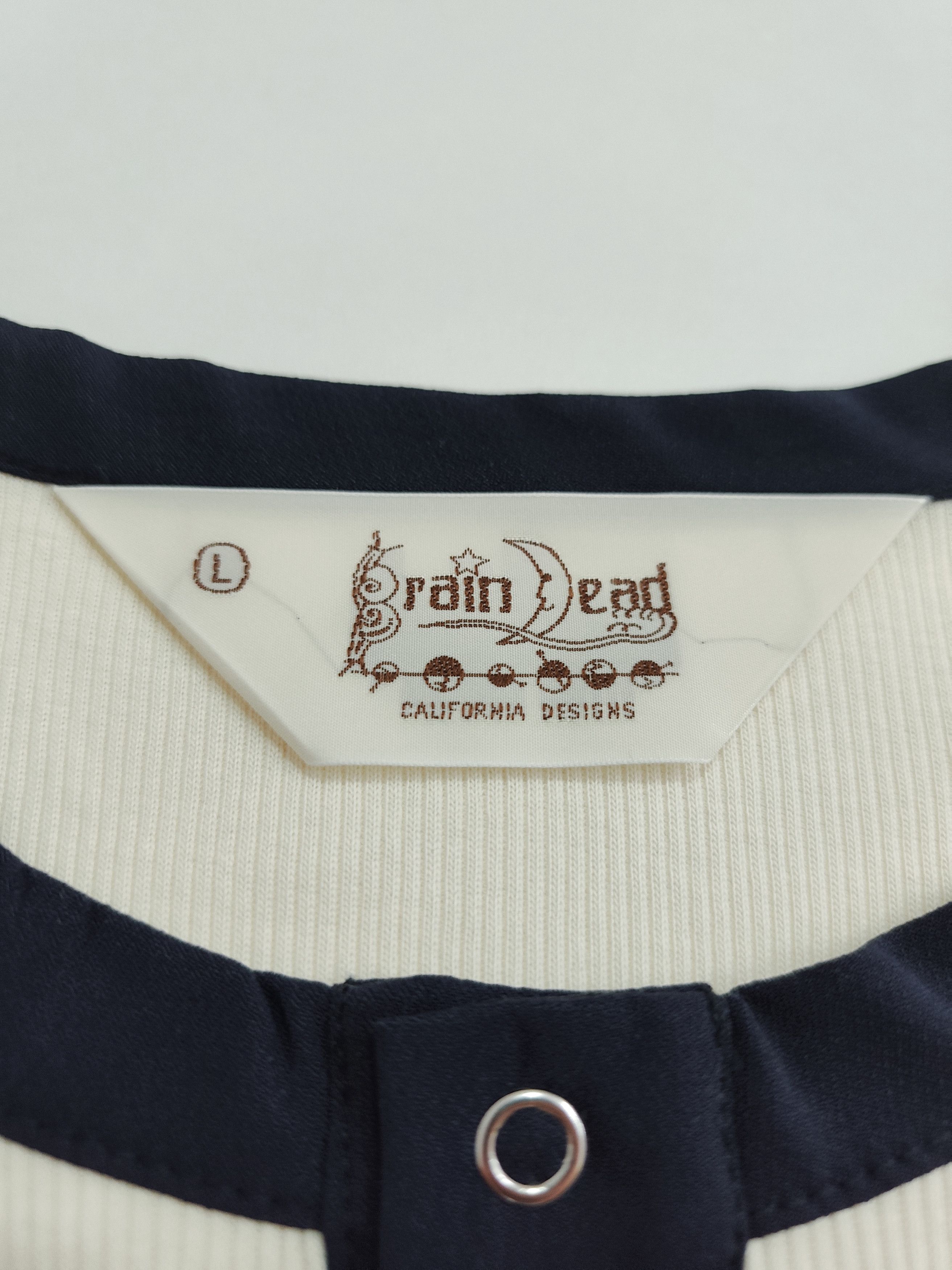 Brain Dead Brain dead "Ribbed Henley" Size L / US 10 / IT 46 - 4 Thumbnail