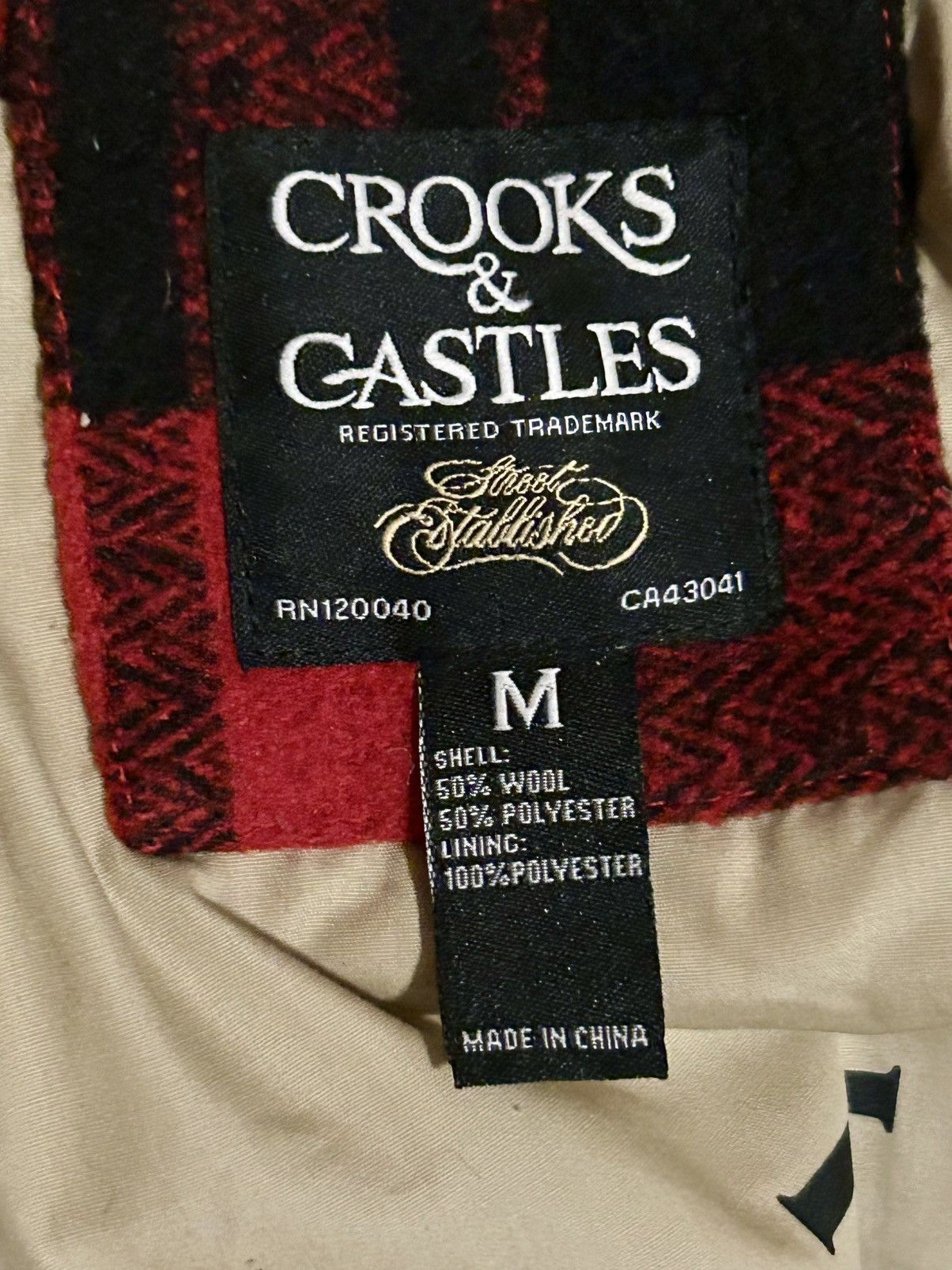 Crooks & Castles Crooks & Castles Plaid Jacket Coat Size US M / EU 48-50 / 2 - 7 Thumbnail