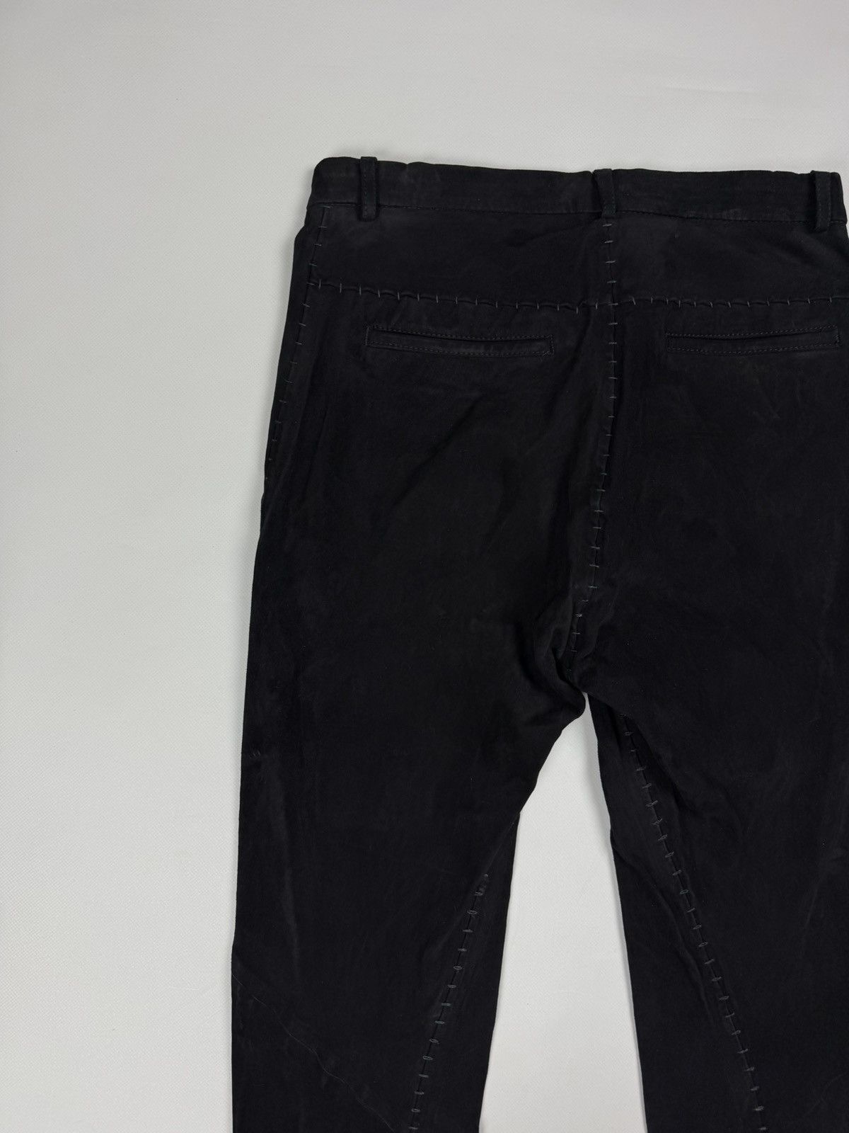 Isaac Sellam Experience Isaac Sellam Vigilante H21 Noir Leather Pants Trousers Size 25" / US 0 / IT 36 - 22 Thumbnail
