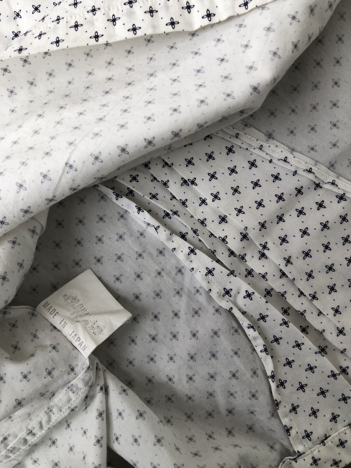 Beams Plus Beams Classic Shirt Pattern Printed Long Sleeve Button Up Size US S / EU 44-46 / 1 - 10 Thumbnail