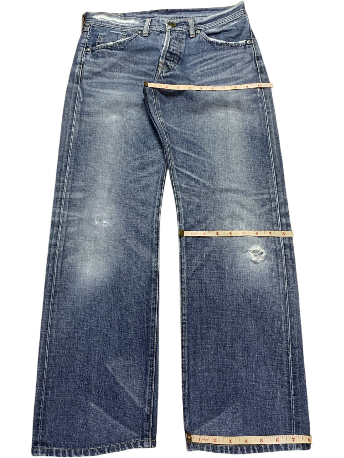 Levi's Vintage 90s Levis 705 Faded Wash Selvedge Loose Jeans Size US 30 / EU 46 - 14 Thumbnail