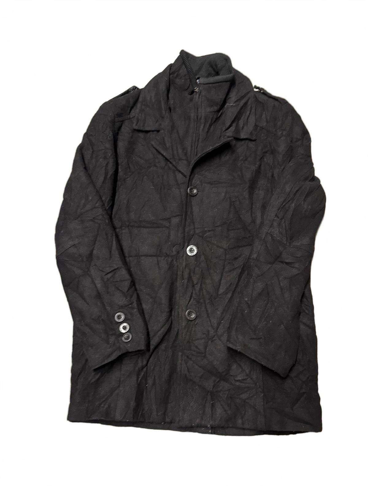 Gant Stylish Black Crinkle Coat by Gants Size US M / EU 48-50 / 2 - 2 Thumbnail