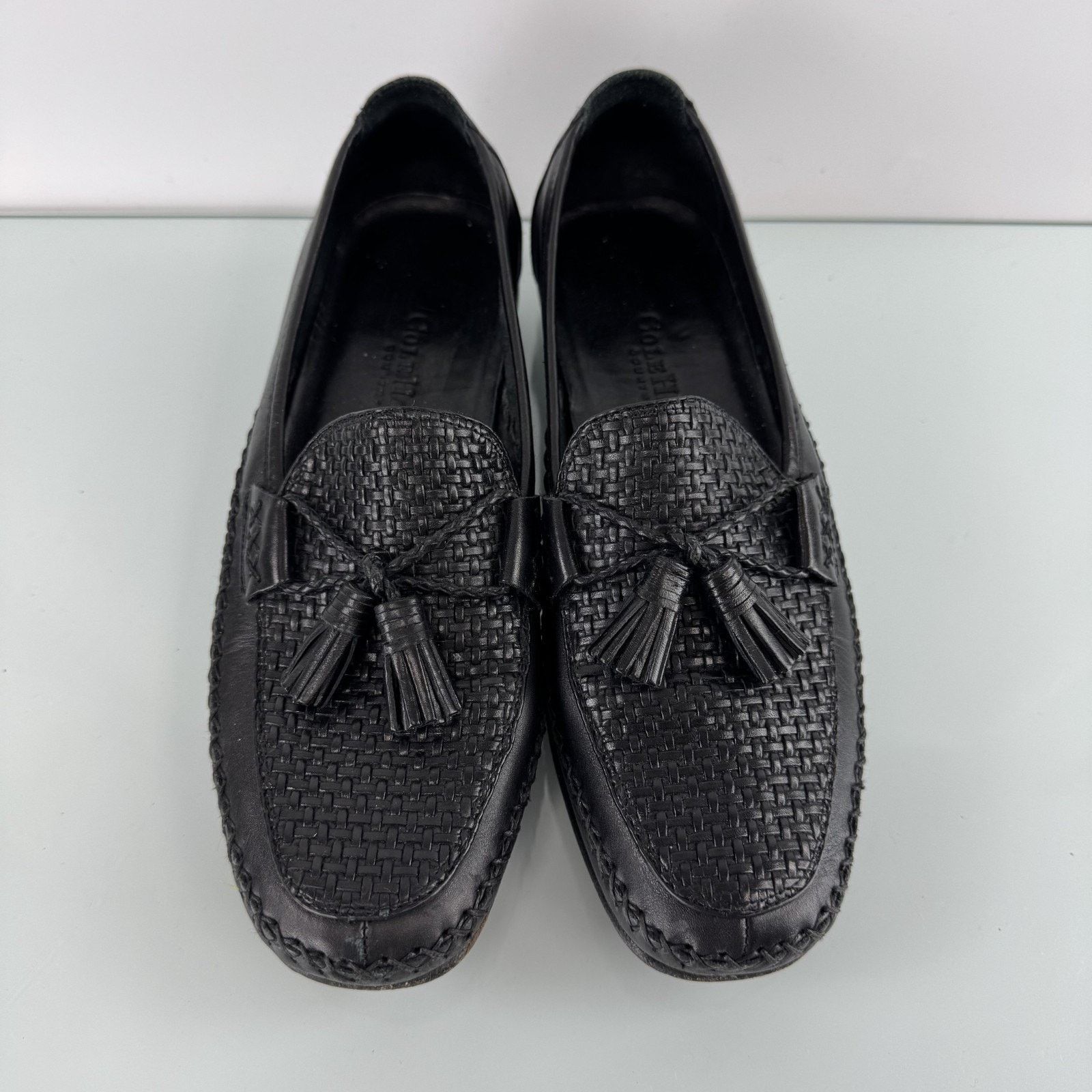 Cole Haan Cole Haan Country Marcy Woven Black Leather Loafer Shoes 8.5 Size US 8.5 / EU 41-42 - 3 Thumbnail