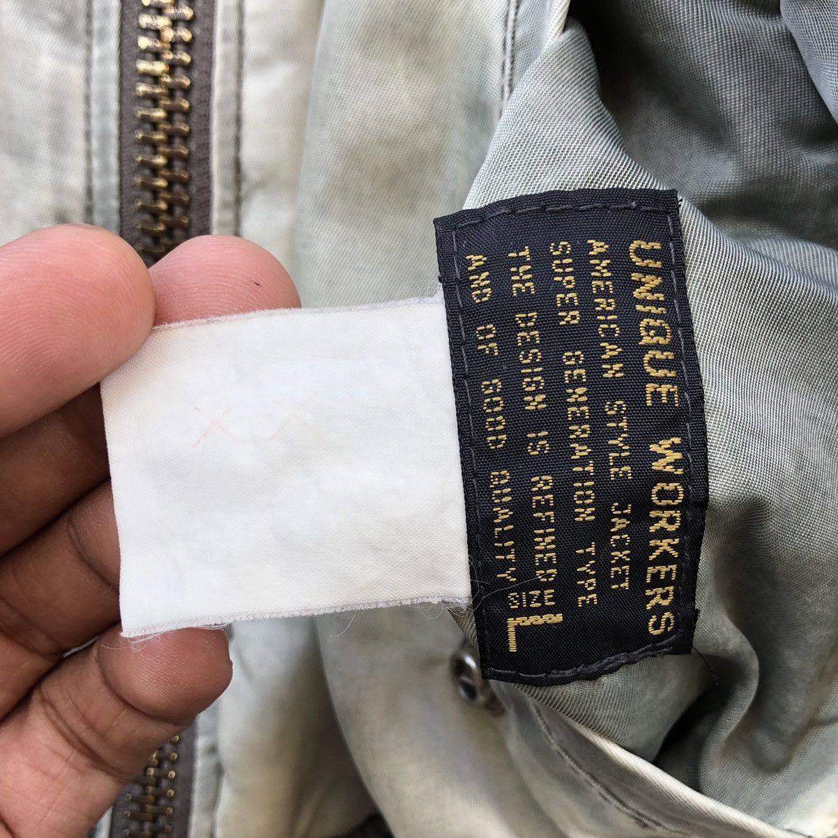 Vintage Vintage Sun Faded Ma-1 Bomber Jacket by Unique Size US L / EU 52-54 / 3 - 20 Thumbnail