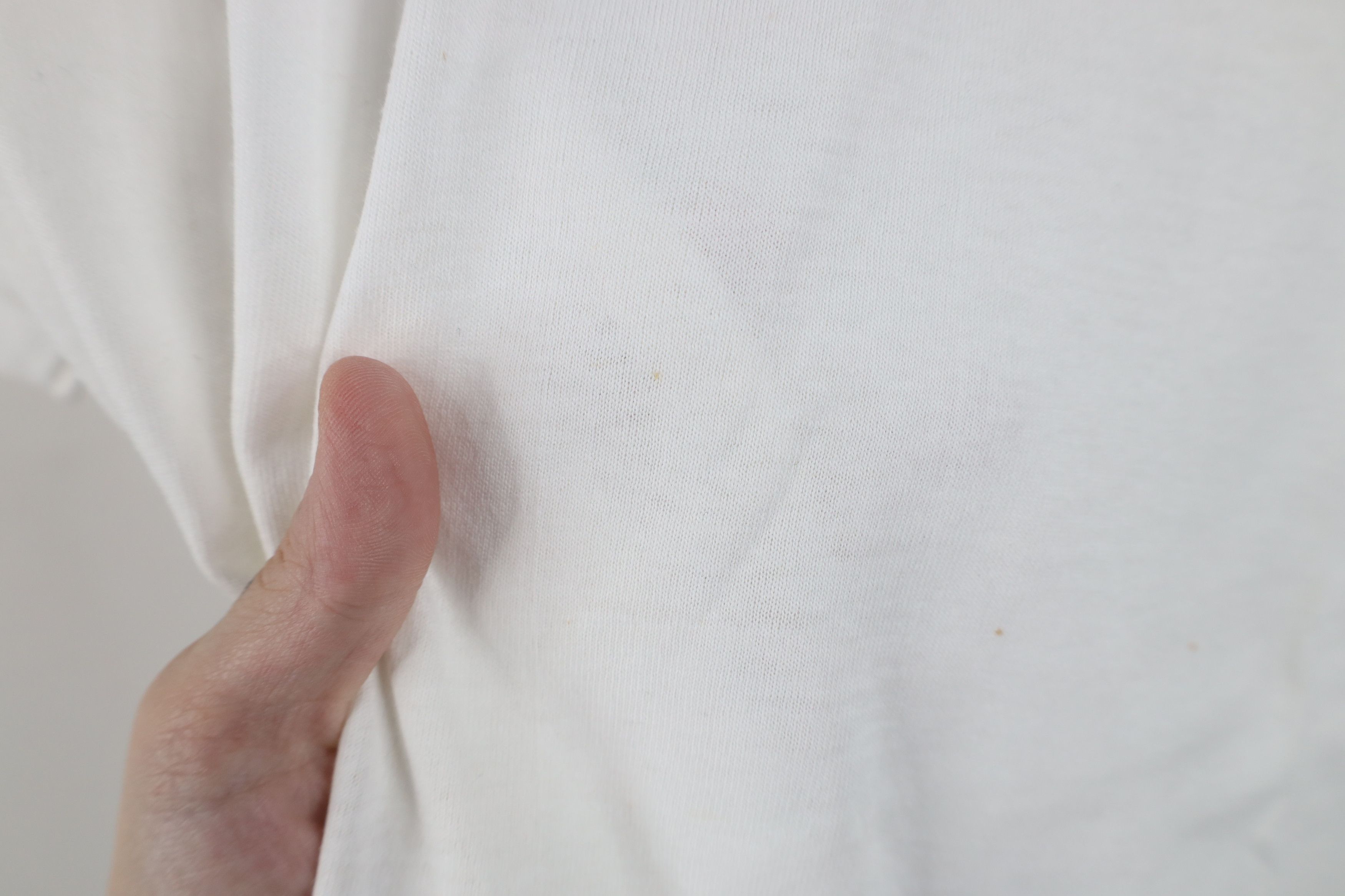 Vintage Vintage 90s Streetwear Cotton Short Sleeve T-Shirt White Size US L / EU 52-54 / 3 - 5 Thumbnail