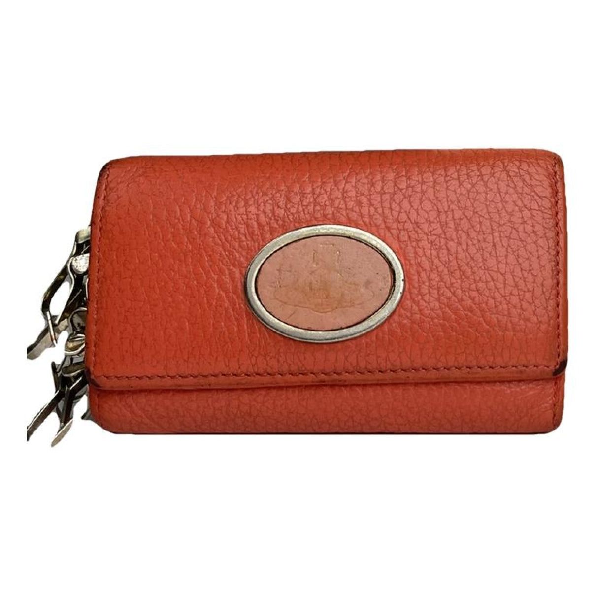 Vivienne Westwood Orange Leather Purse Size ONE SIZE - 1 Thumbnail
