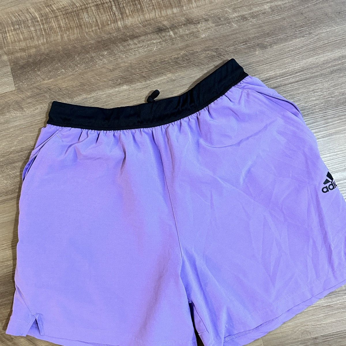 Adidas Adidas Men’s Aero Ready Training Shorts Size M Purple/Black Size US 30 / EU 46 - 2 Thumbnail