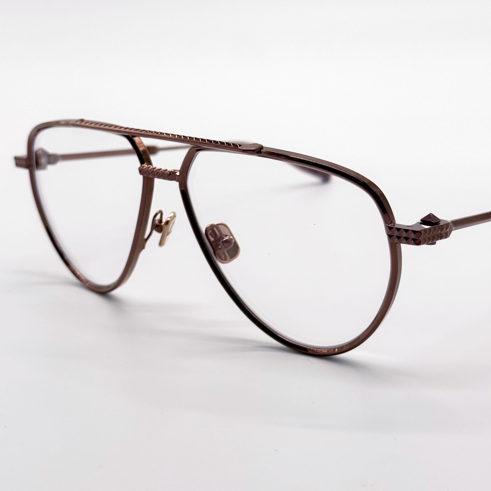 Valentino NEW VALENTINO V-STUD-II VLX-133C EYEGLASSES AVIATOR UNISEX G Size ONE SIZE - 6 Thumbnail