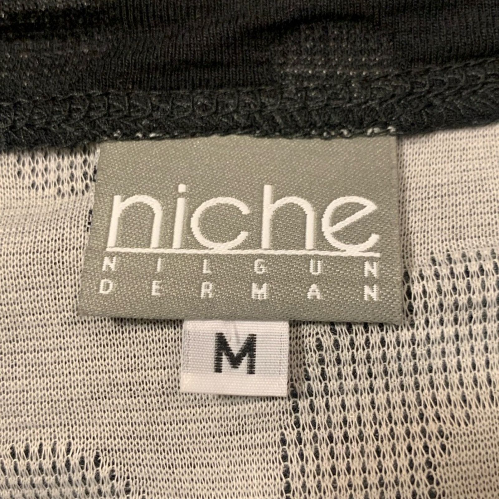 Niche Niche Nilgun Derman black dot knit bubble hem long dress Size M / US 6-8 / IT 42-44 - 5 Thumbnail