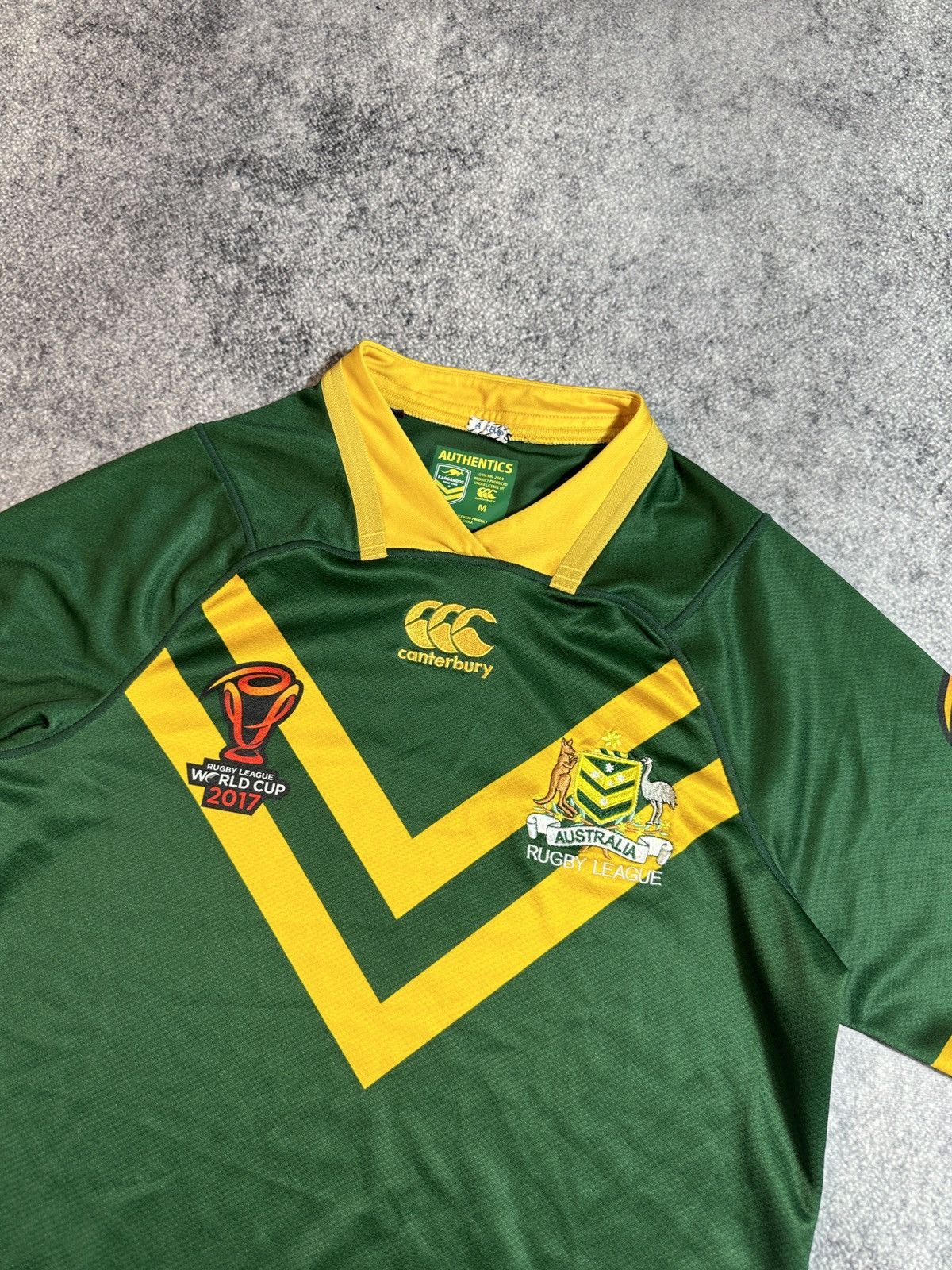 Canterbury of New Zealand Canterbury Australia Rugby Jersey Streetwear Rare Sportswear Size US M / EU 48-50 / 2 - 2 Thumbnail