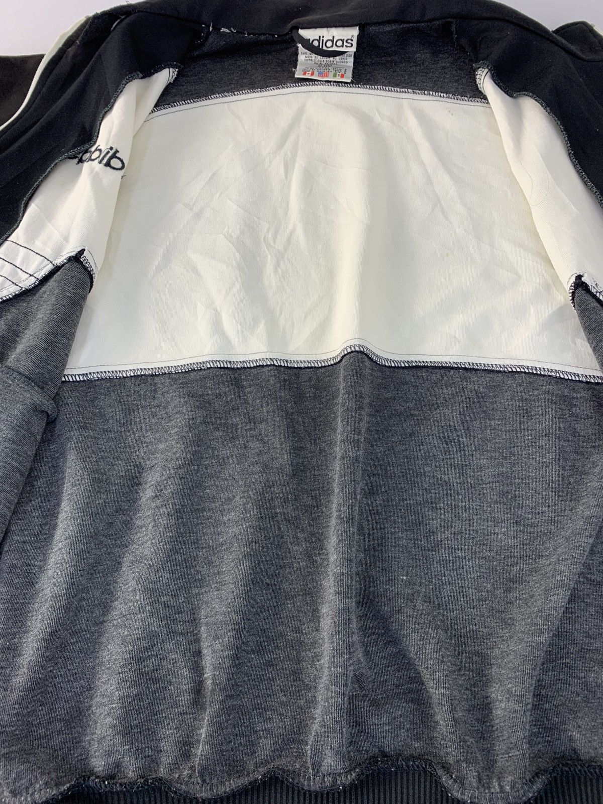 Adidas × Vintage 90s Adidas Trifoil Tricot Track Jacket Full Zip Colour Block Size US M / EU 48-50 / 2 - 5 Thumbnail