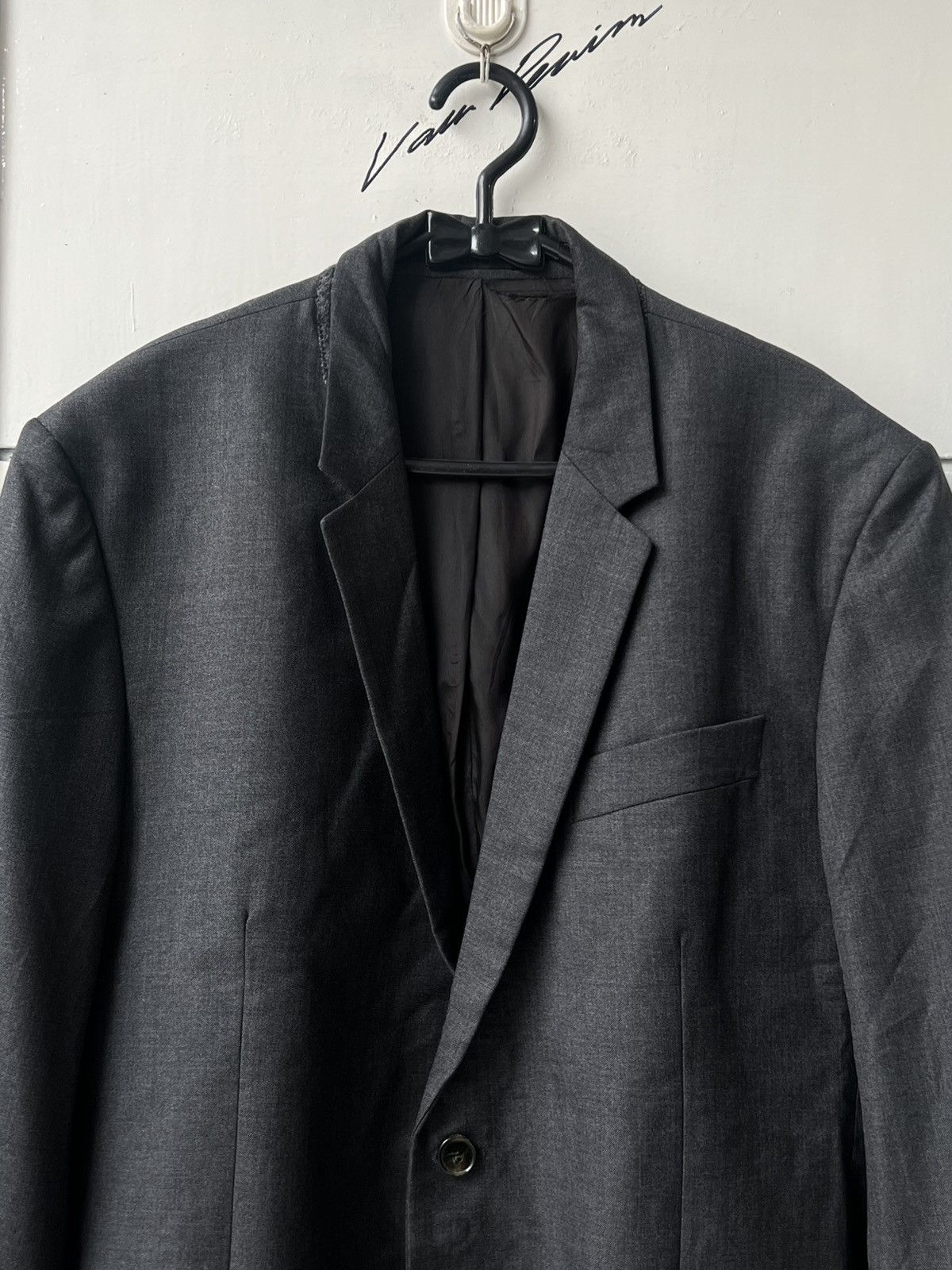 Alexander McQueen Alexander McQueen Italy Bespoke Jacket Suit Size 54L - 3 Thumbnail