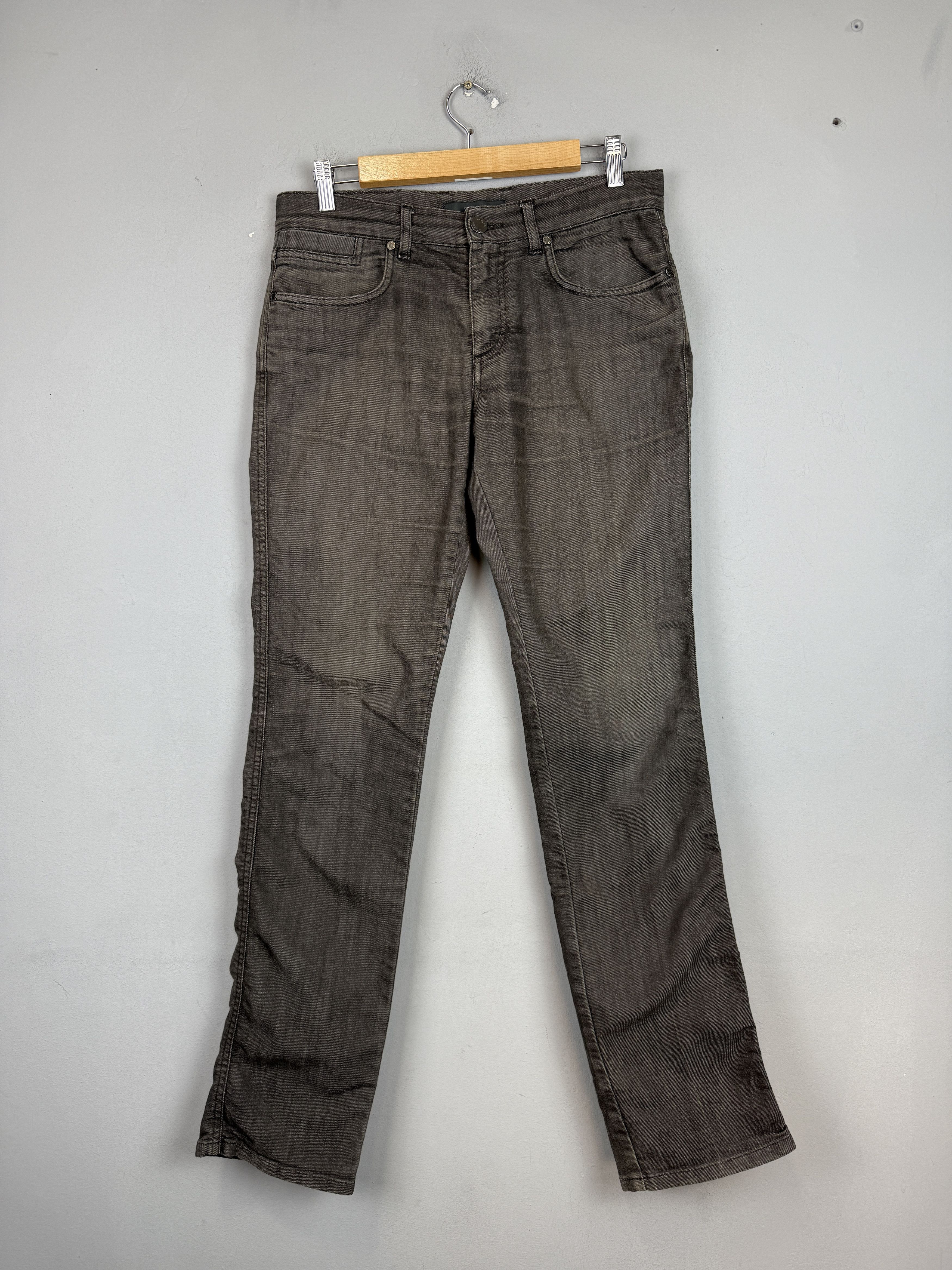 Ermenegildo Zegna Z Zegna Jeans Slim Fit Regular Rise Brown Trouser Size US 34 / EU 50 - 2 Thumbnail