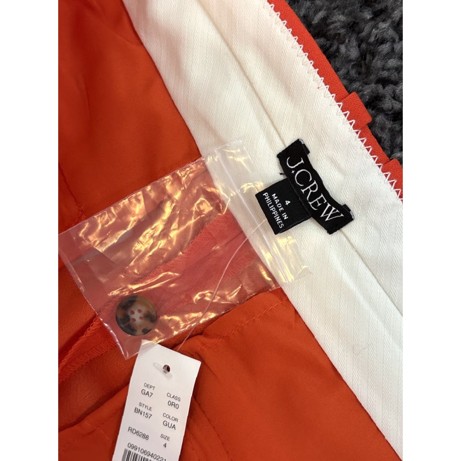 J.Crew NWT J.CREW Pants Womens 4 Dress Pants Orange Preppy 28x30 Regular Boys/Girls? Size 27" / US 4 / IT 40 - 7 Thumbnail