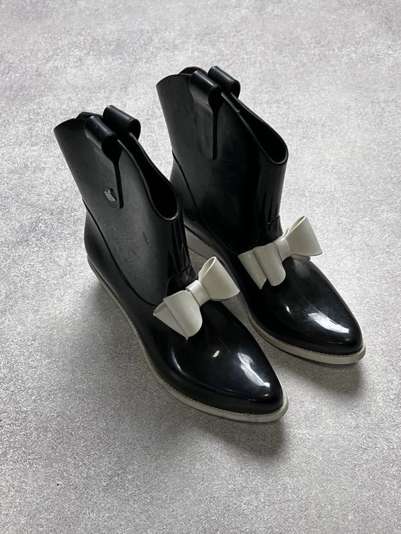 Vivienne Westwood VINTAGE VIVIENNE WESTWOOD RUBBER WOMANS BOOT EUR 38 Size US 8 / IT 38 - 1 Thumbnail