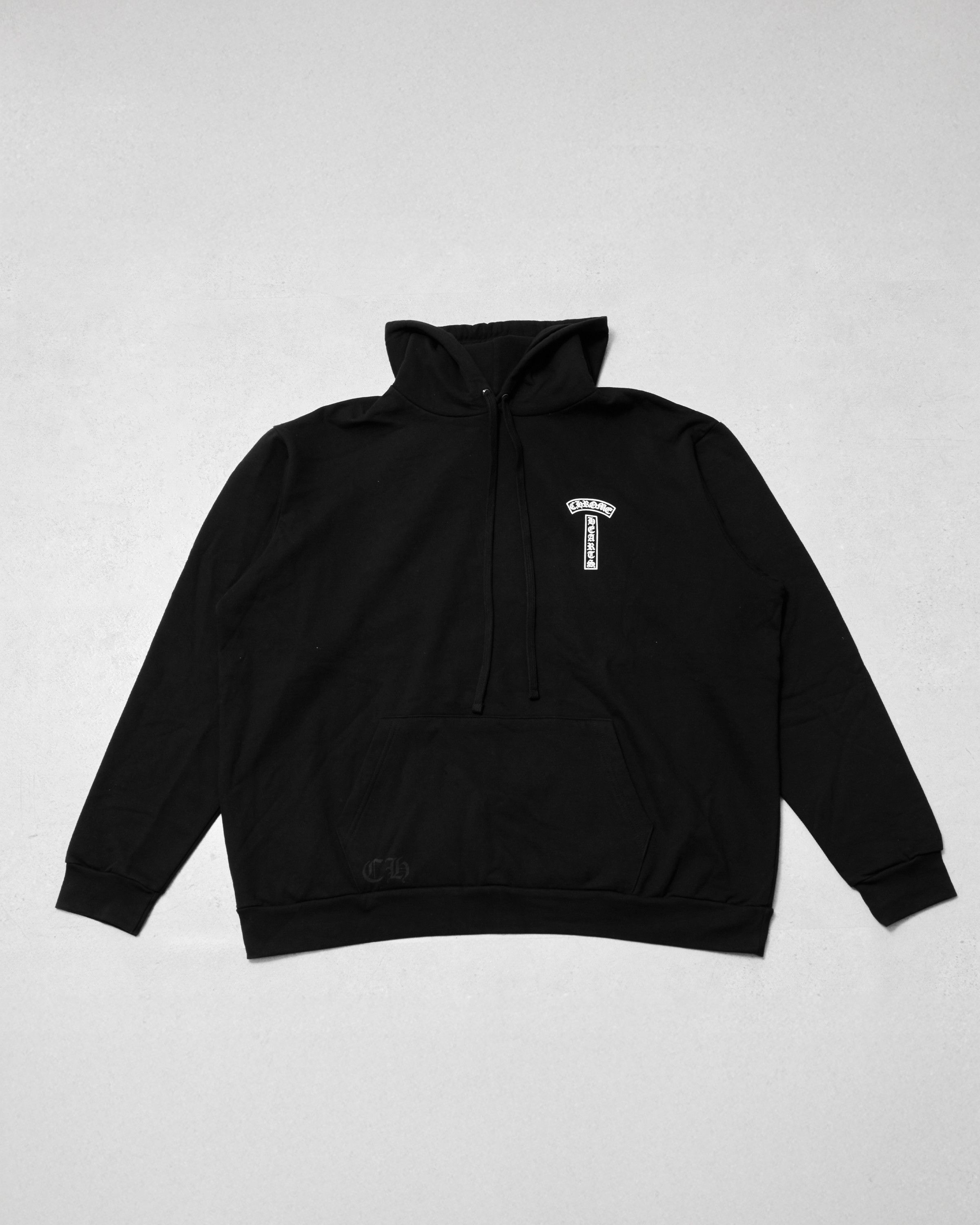 Chrome Hearts CHROME HEARTS USA Script Logo Black Pullover Hoodie Size US XXL / EU 58 / 5 - 3 Thumbnail