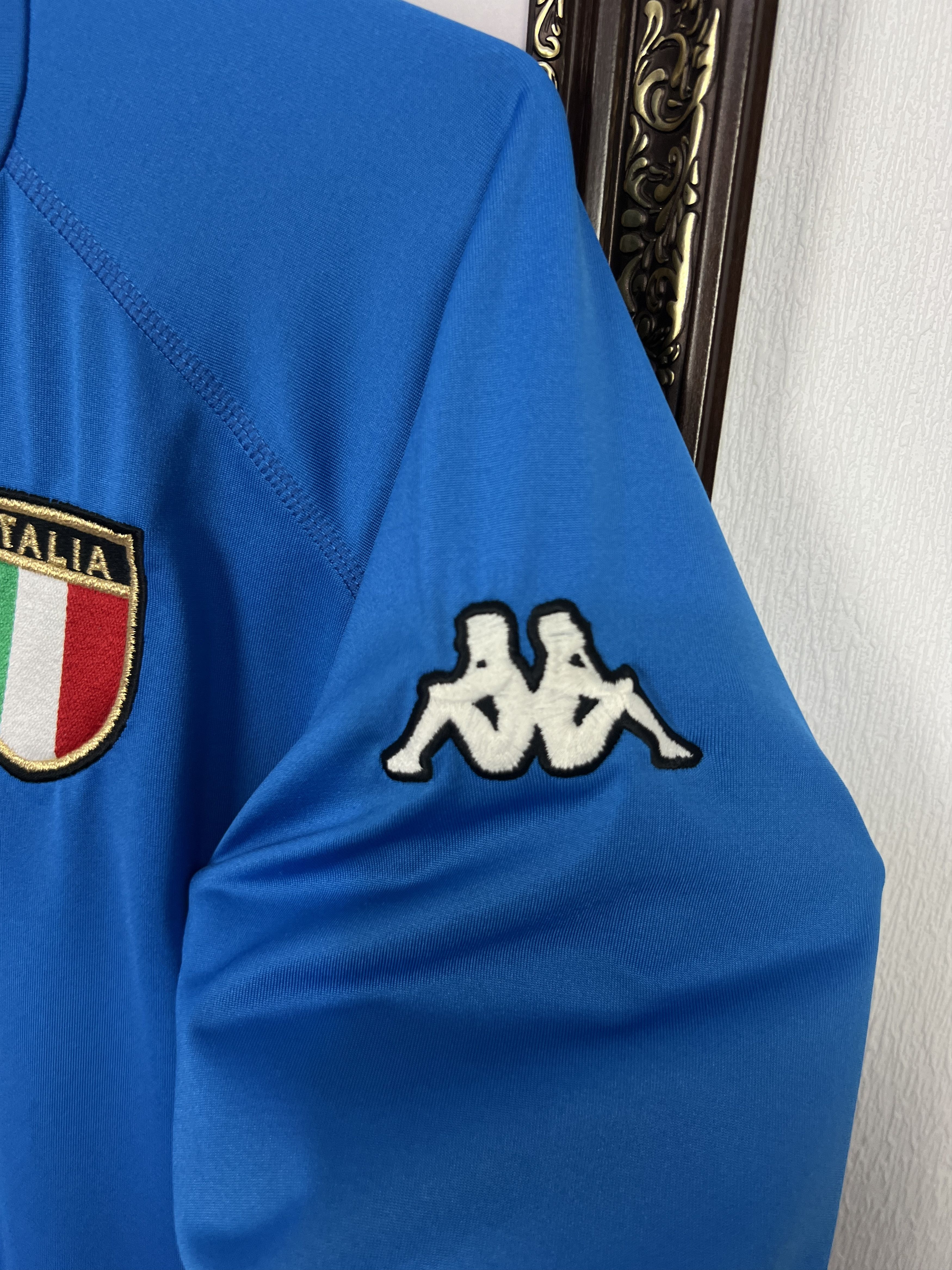 Kappa Italy Home football shirt 2000 Soccer Kappa Blue Jersey Size US XL / EU 56 / 4 - 4 Thumbnail