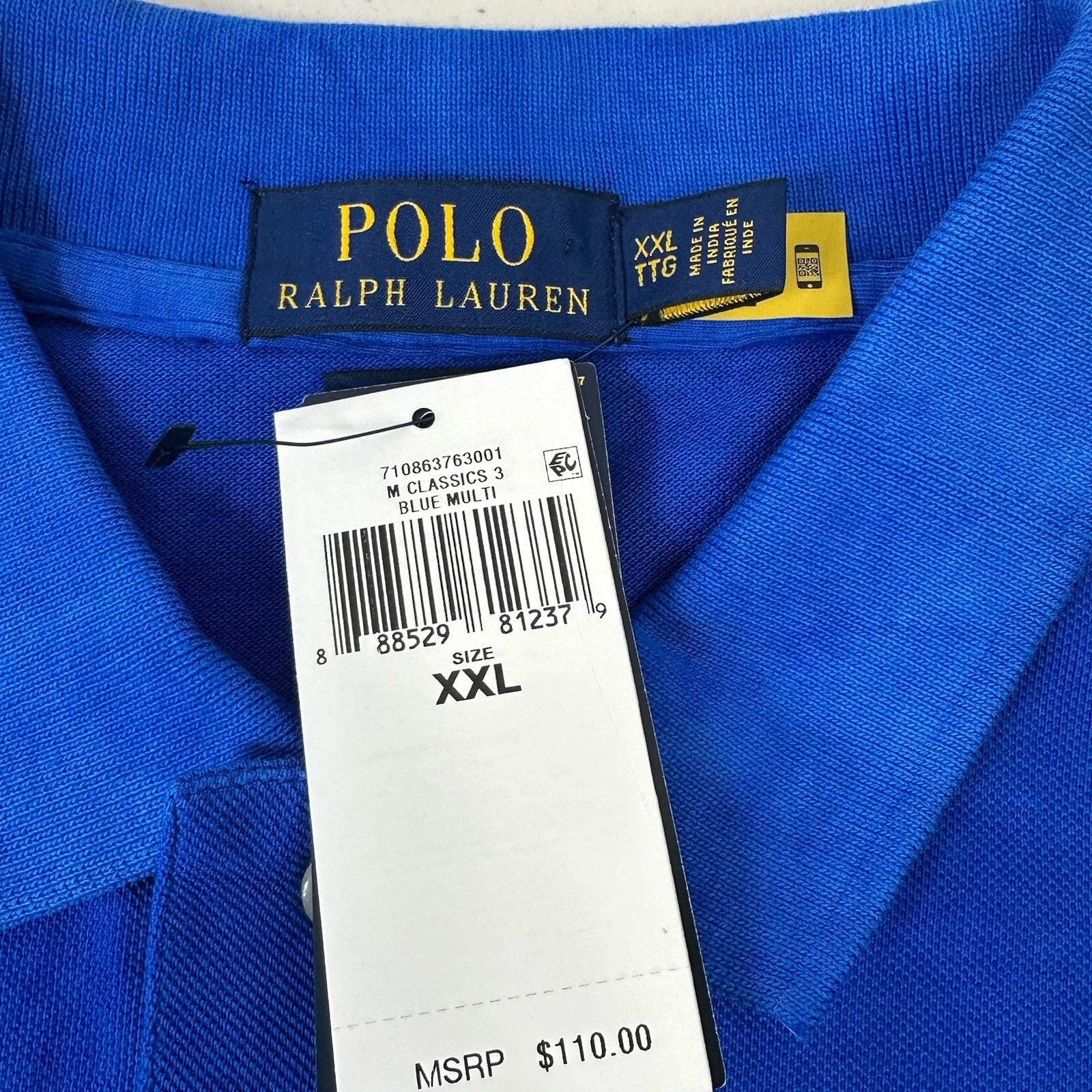 Polo Ralph Lauren Polo Ralph Lauren 2XL Men Classic Fit Tie Dye Color blocked Size US XXL / EU 58 / 5 - 6 Thumbnail
