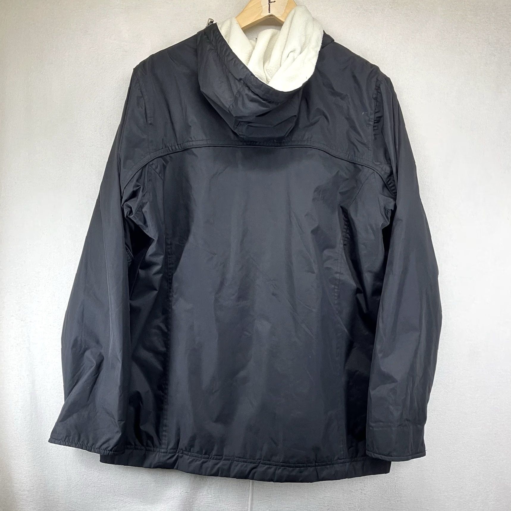 Free Country Free Country Women's Reversible Hooded Jacket Black White Fleece Full Zip Large Womens Size L / US 10 / IT 46 - 2 Thumbnail