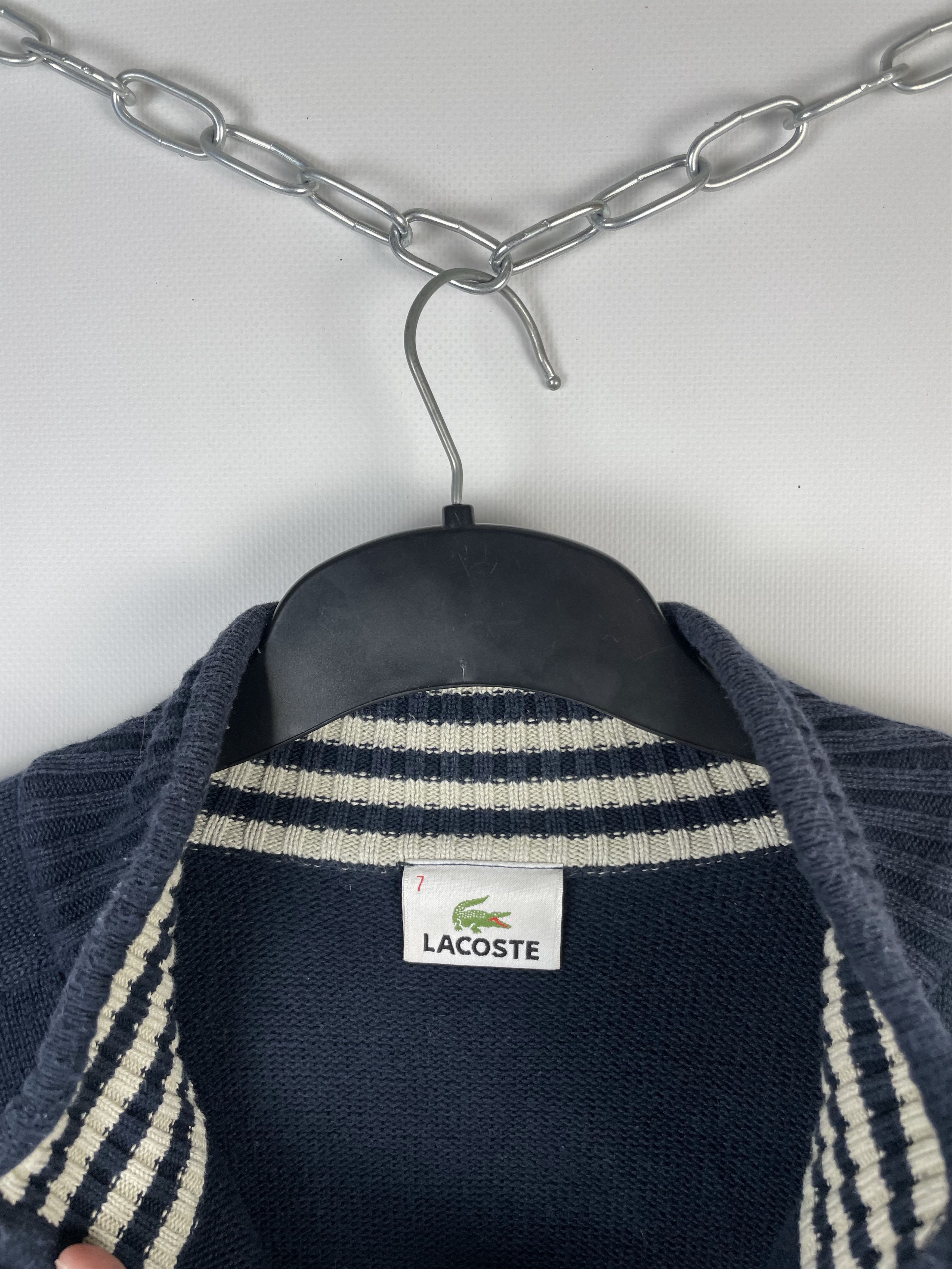 Lacoste Y2K Vintage Lacoste Zip Knitwear Size US L / EU 52-54 / 3 - 5 Thumbnail