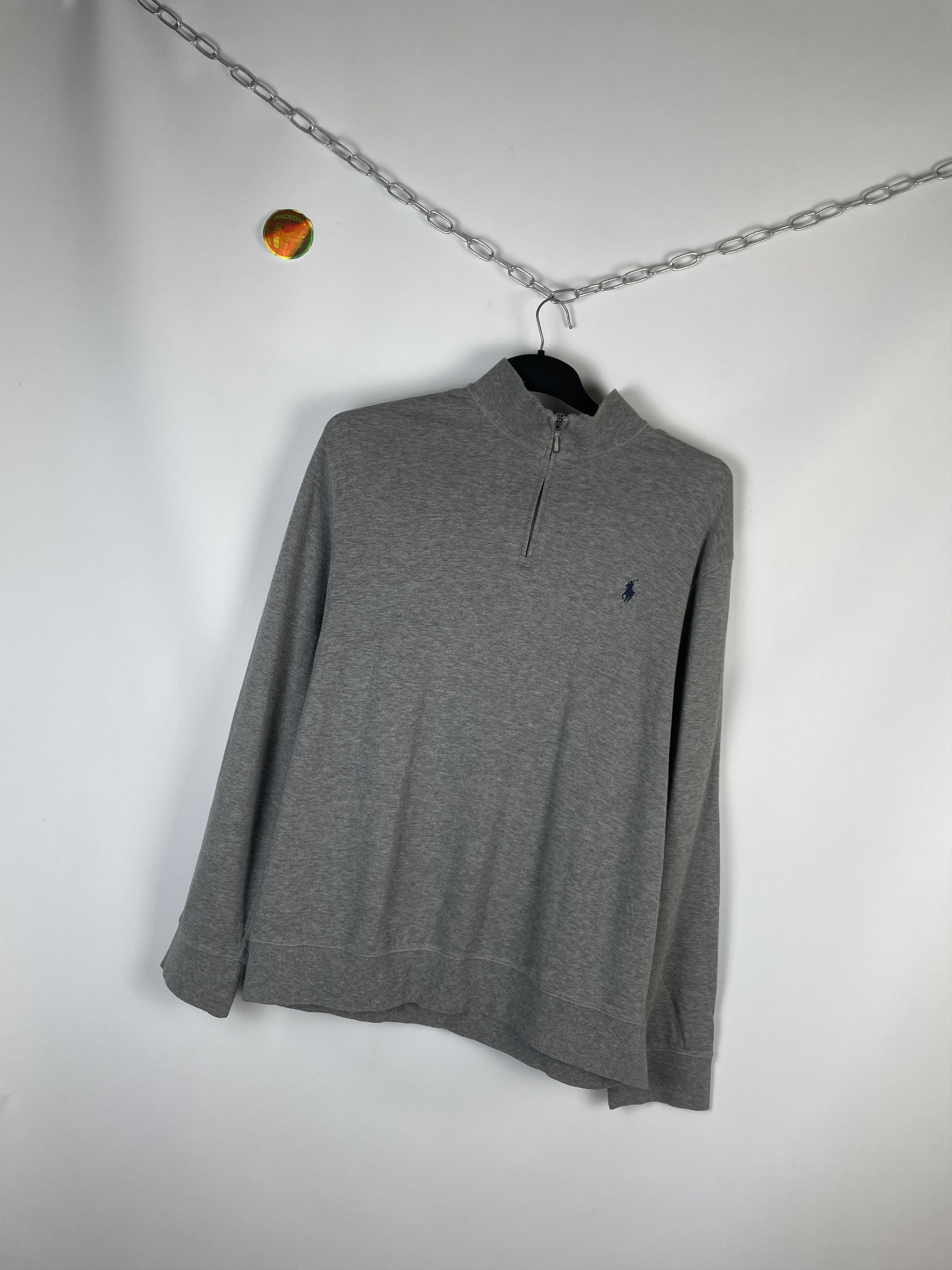 Polo Ralph Lauren × Vintage Vintage Polo Ralph Lauren Knit 1/4 Zip Sweater Size US XL / EU 56 / 4 - 2 Thumbnail