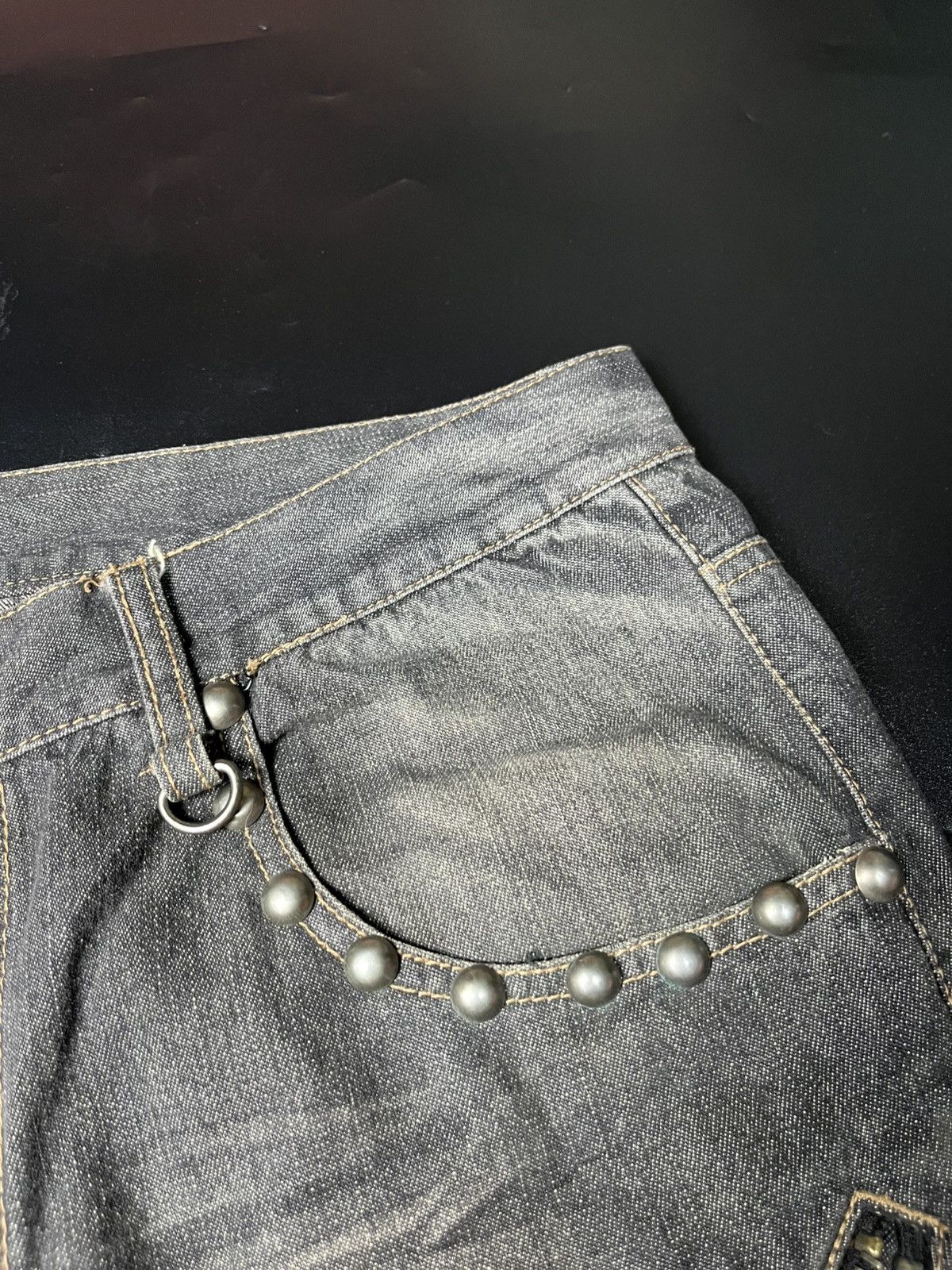 If Six Was Nine × Japanese Brand × Le Grande Bleu (L.G.B.) Japanese Gimmick Zipper Bondage Jeans by premium vintage Size US 31 - 5 Thumbnail