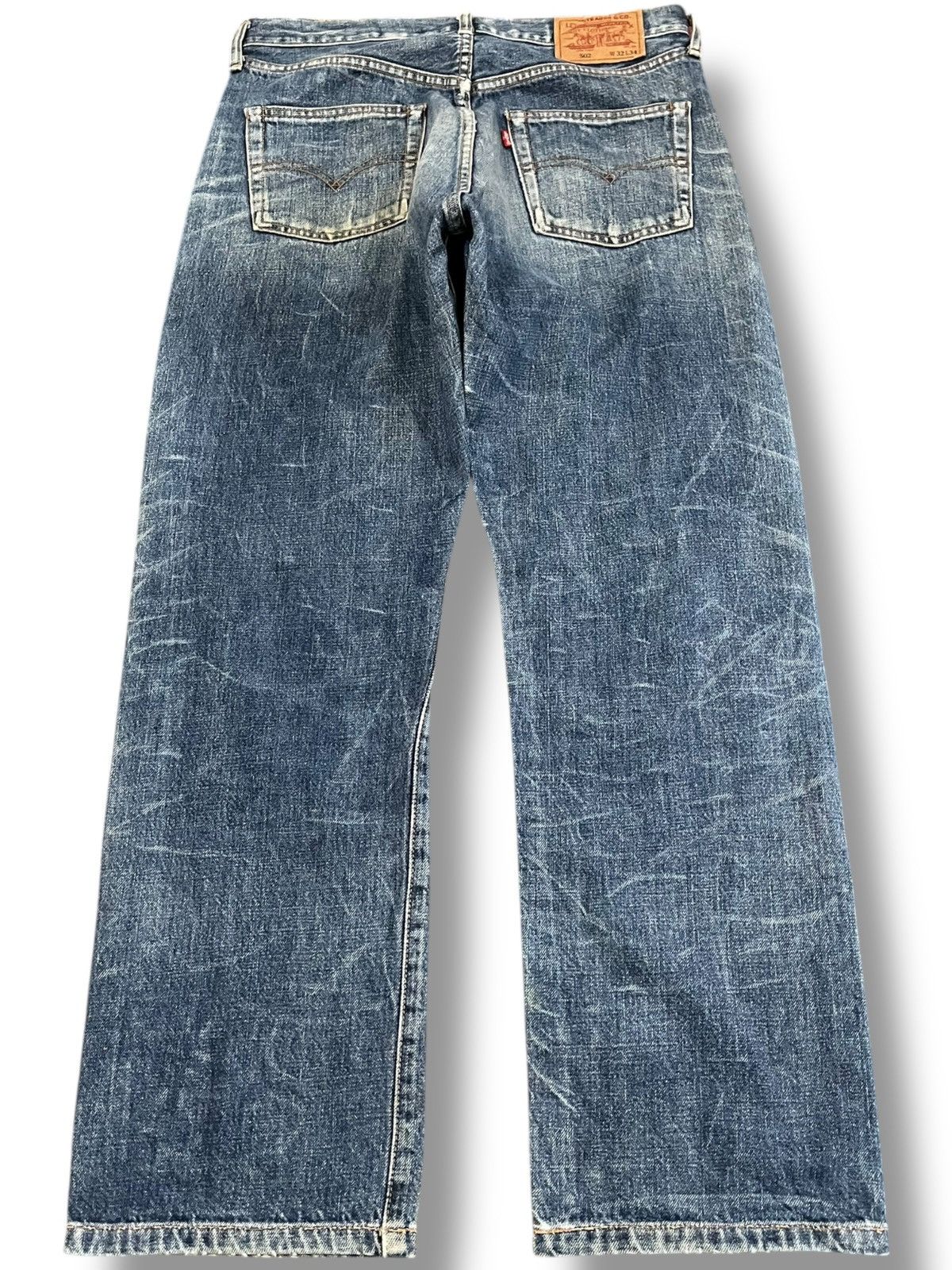 Levi's Vintage Levi’s 502 Big E Selvedge Denim Size US 31 - 7 Thumbnail