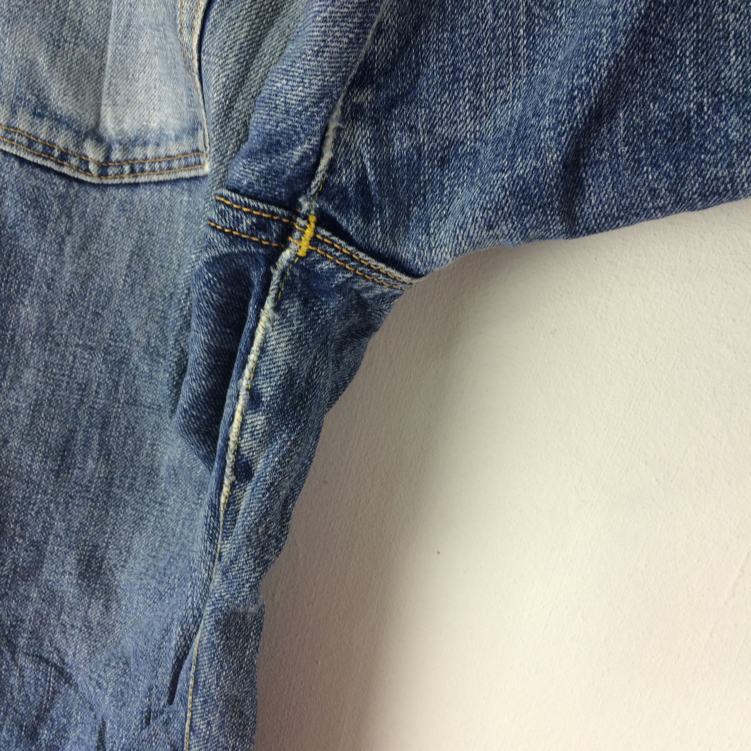 Levi's Vintage Clothing × Nirvana X32 VTG LEVIS BIG E SELVEDGE RIPPED JEANS KURT COBAIN STYLE Size US 31 - 9 Thumbnail