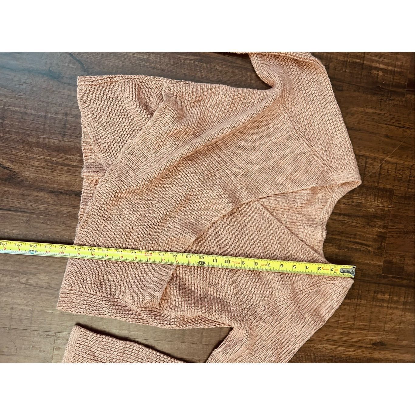 American Eagle Outfitters Aerie American Eagle Pink Ribbed Cross-Back Sweater, Sz Smal Size S / US 4 / IT 40 - 8 Thumbnail