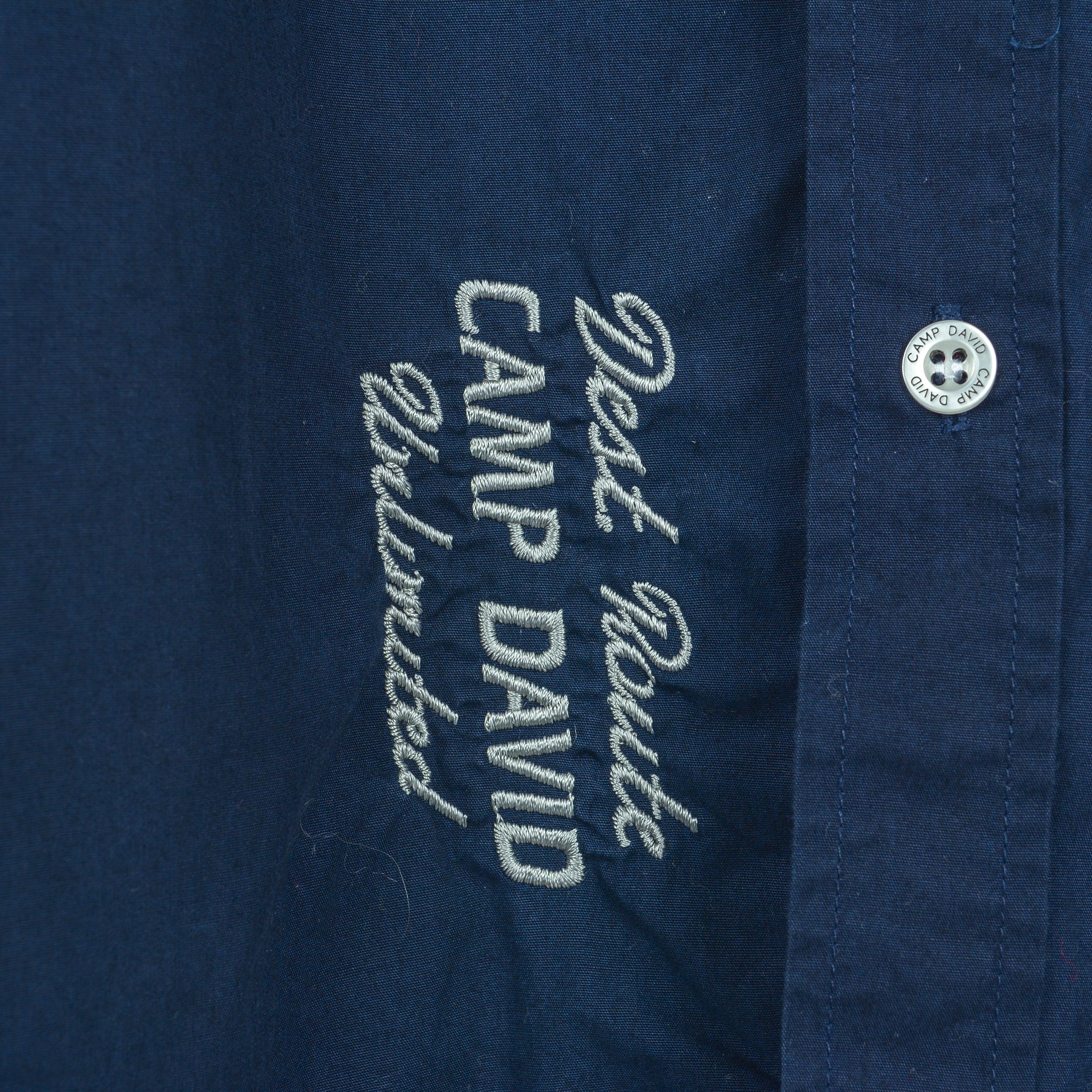Camp David Shirt Muscle Fit High Quality Casual Button Up Cotton Navy Size US M / EU 48-50 / 2 - 5 Thumbnail