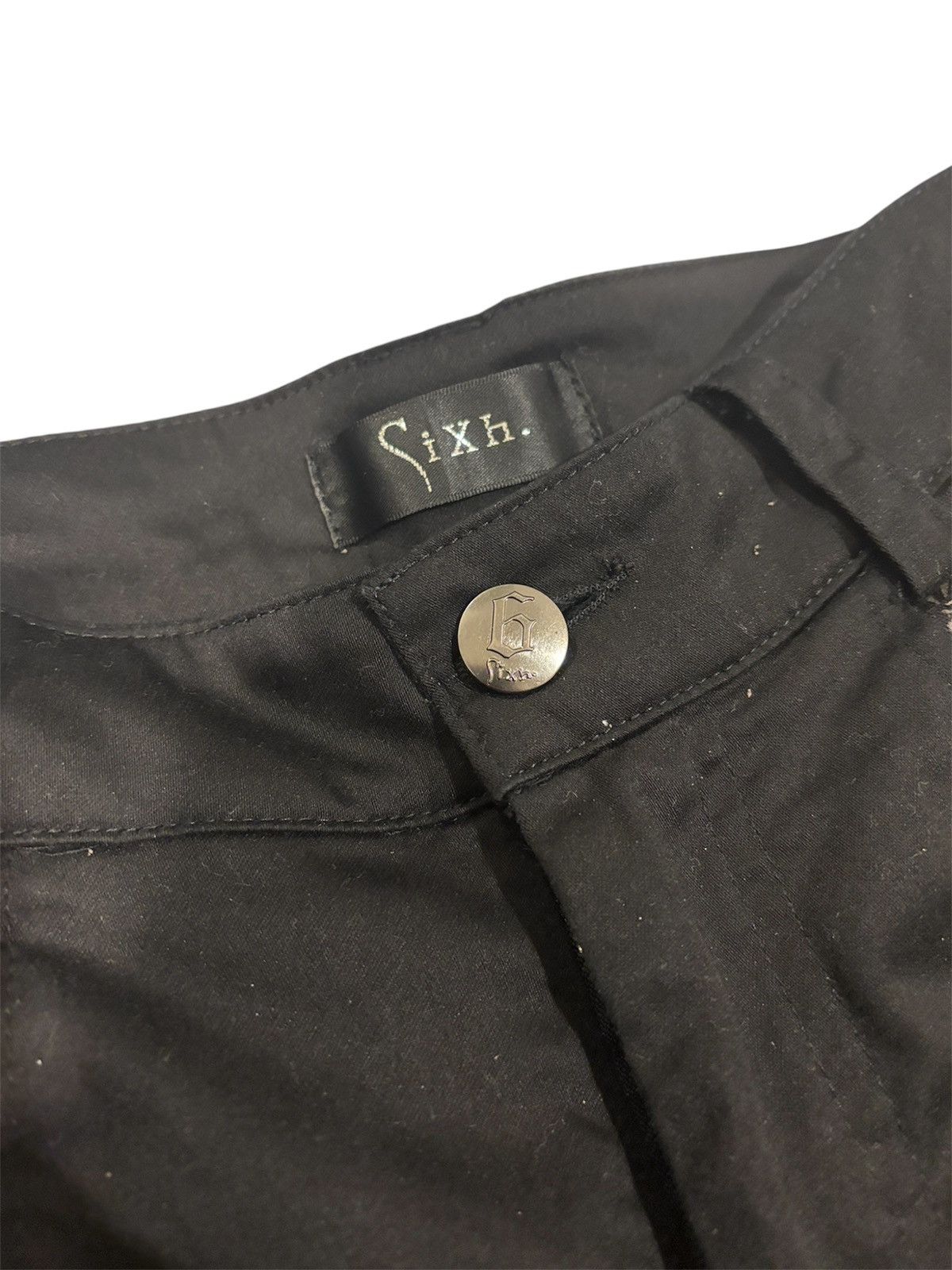 Sex Pot ReVeNGe Sixth Buckle Mini Flared Trousers Size US 30 / EU 46 - 2 Thumbnail
