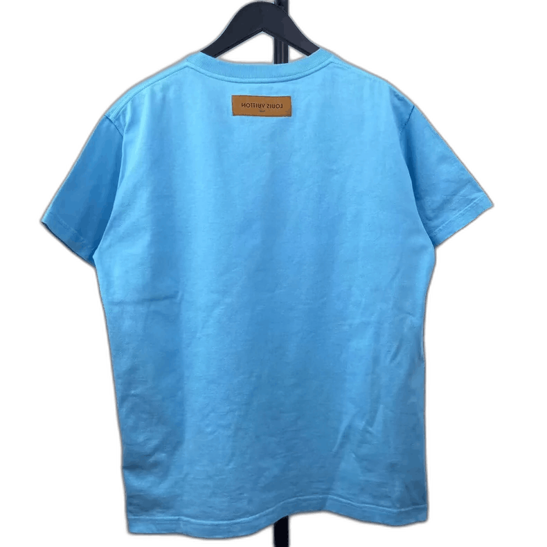 Louis Vuitton Louis Vuitton Blue Short Sleeve T -2505 Size US S / EU 44-46 / 1 - 1 Thumbnail