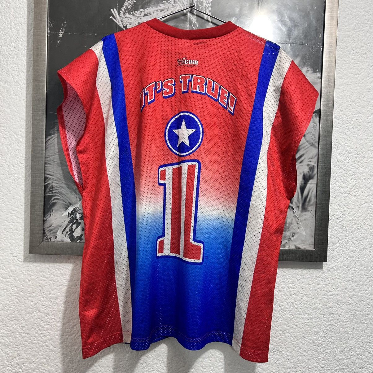 Vintage × WWE × WWF KURT ANGLE JERSEY VINTAGE 2001 WWF Size US XL / EU 56 / 4 - 3 Thumbnail