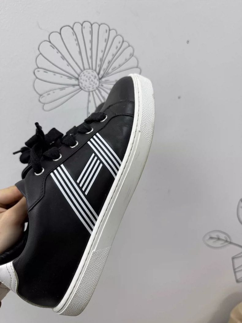 Hermes Hermes Black Sneakers Size 38.5-2506 Size US 8 / EU 41 - 3 Thumbnail