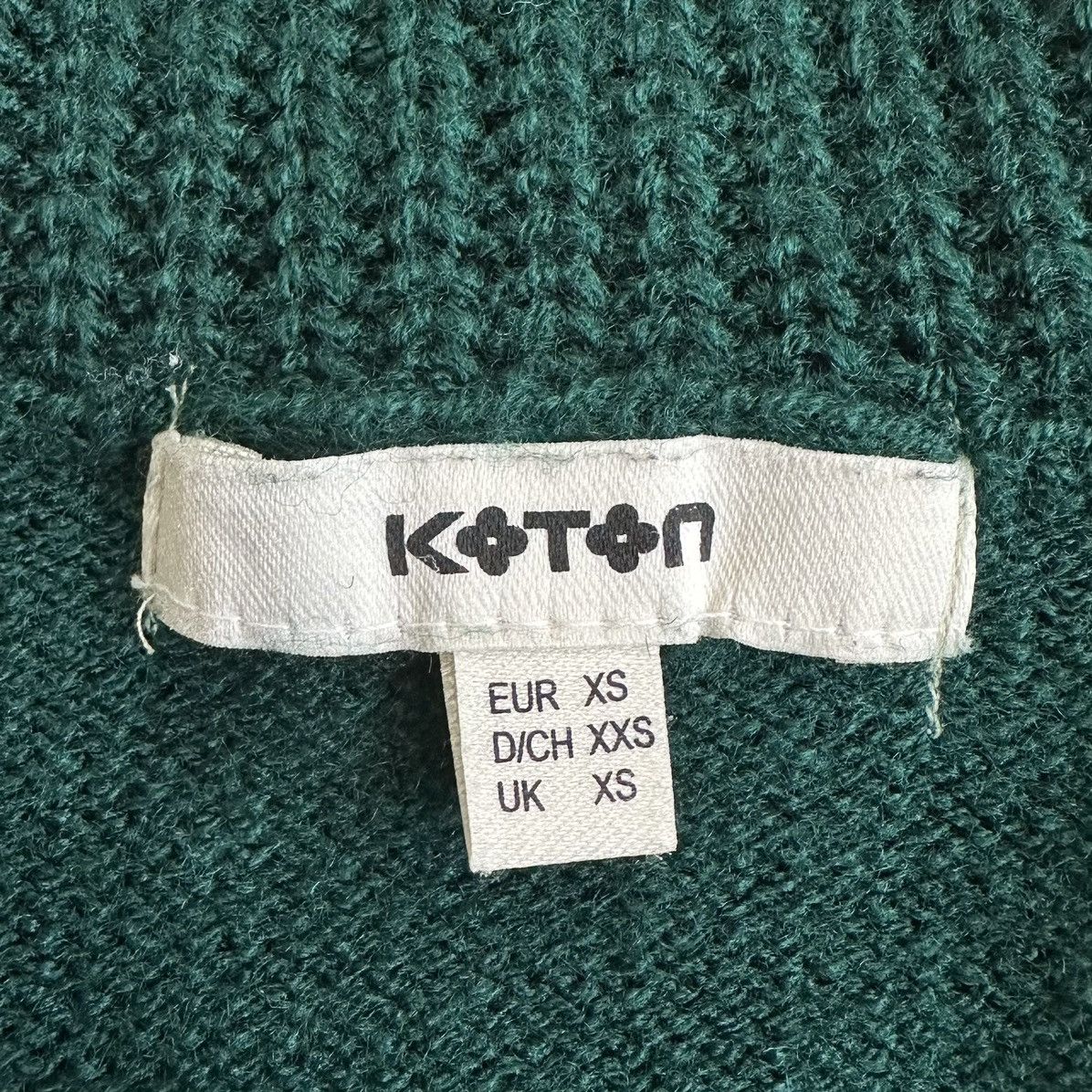 Other Koton Green Turtleneck Knitted Long Sleeves Sweater Size XS / US 0-2 / IT 36-38 - 10 Thumbnail