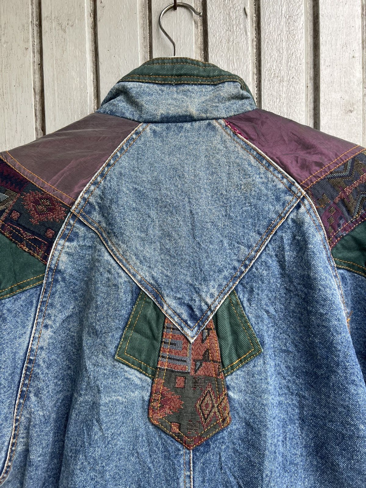 Current/Elliot × Japanese Brand Current seen pachwork denim jacket Size US M / EU 48-50 / 2 - 13 Thumbnail