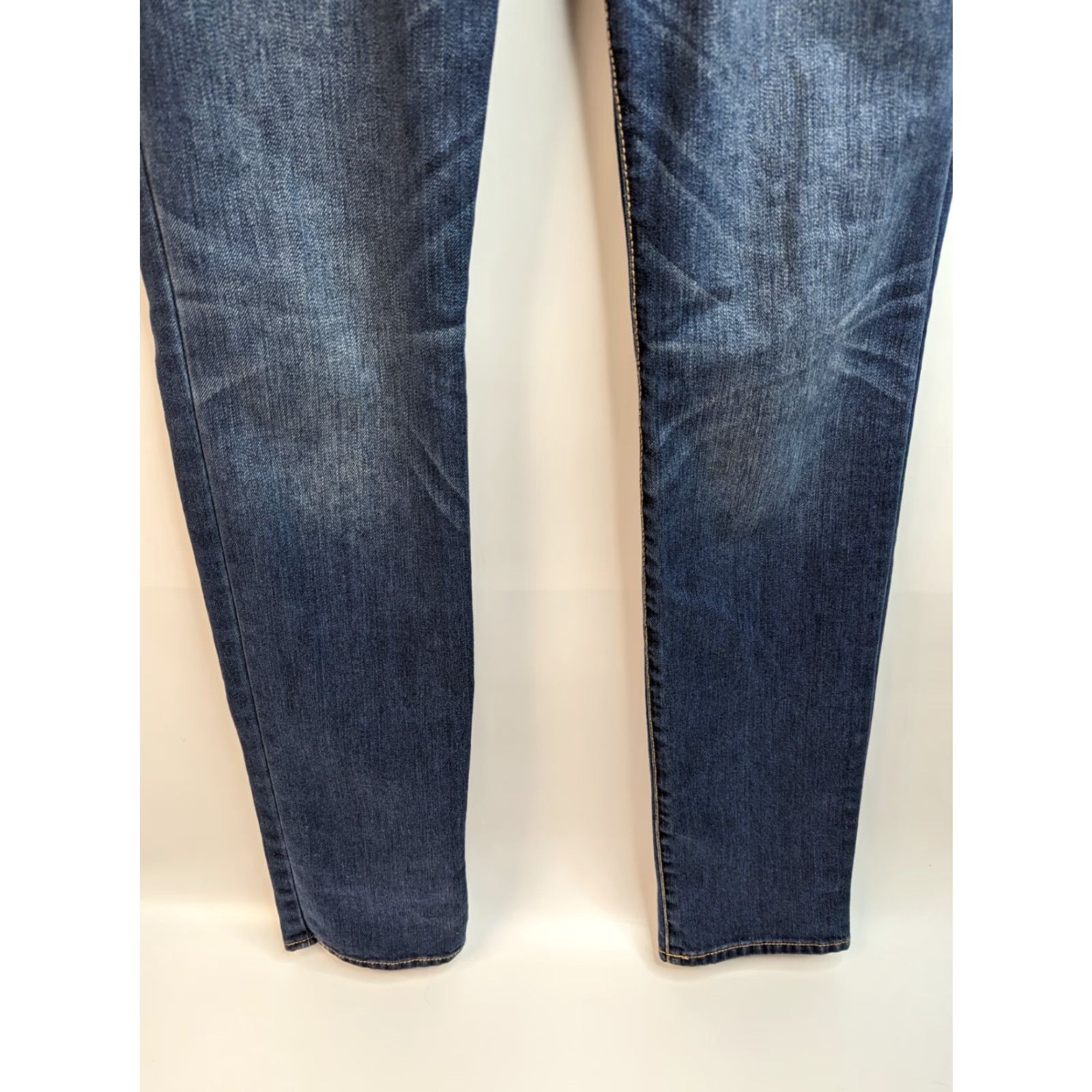 Abercrombie & Fitch Abercrombie & Fitch Jeans Women's Size 4L 27x35 Denim Distressed Blue 5-Pocket Regular Skinny Belts & Zippers Size 27" / US 4 / IT 40 - 3 Thumbnail