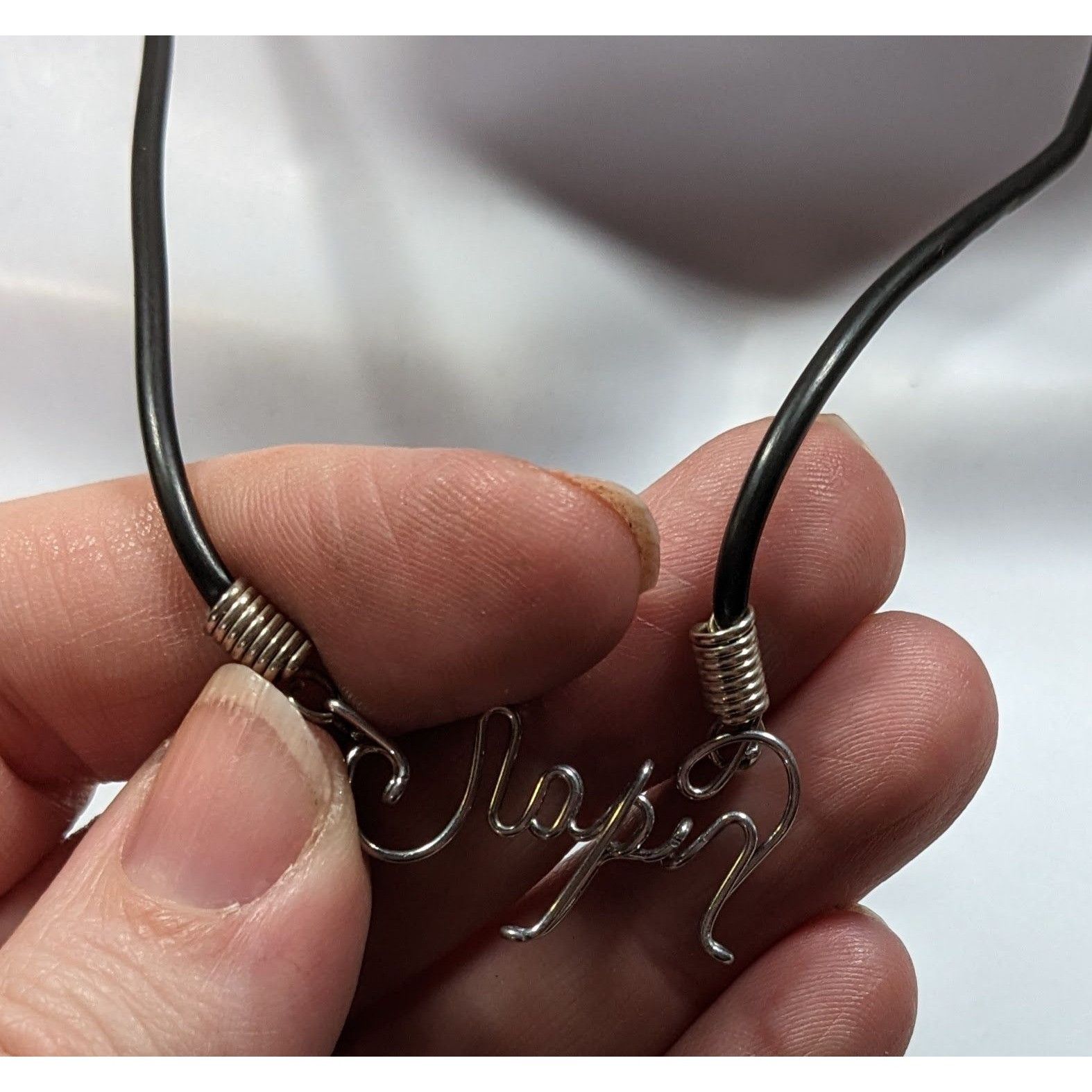 Other Wire Wrapped Cursive "Japan" Pendant Necklace Size ONE SIZE - 5 Thumbnail