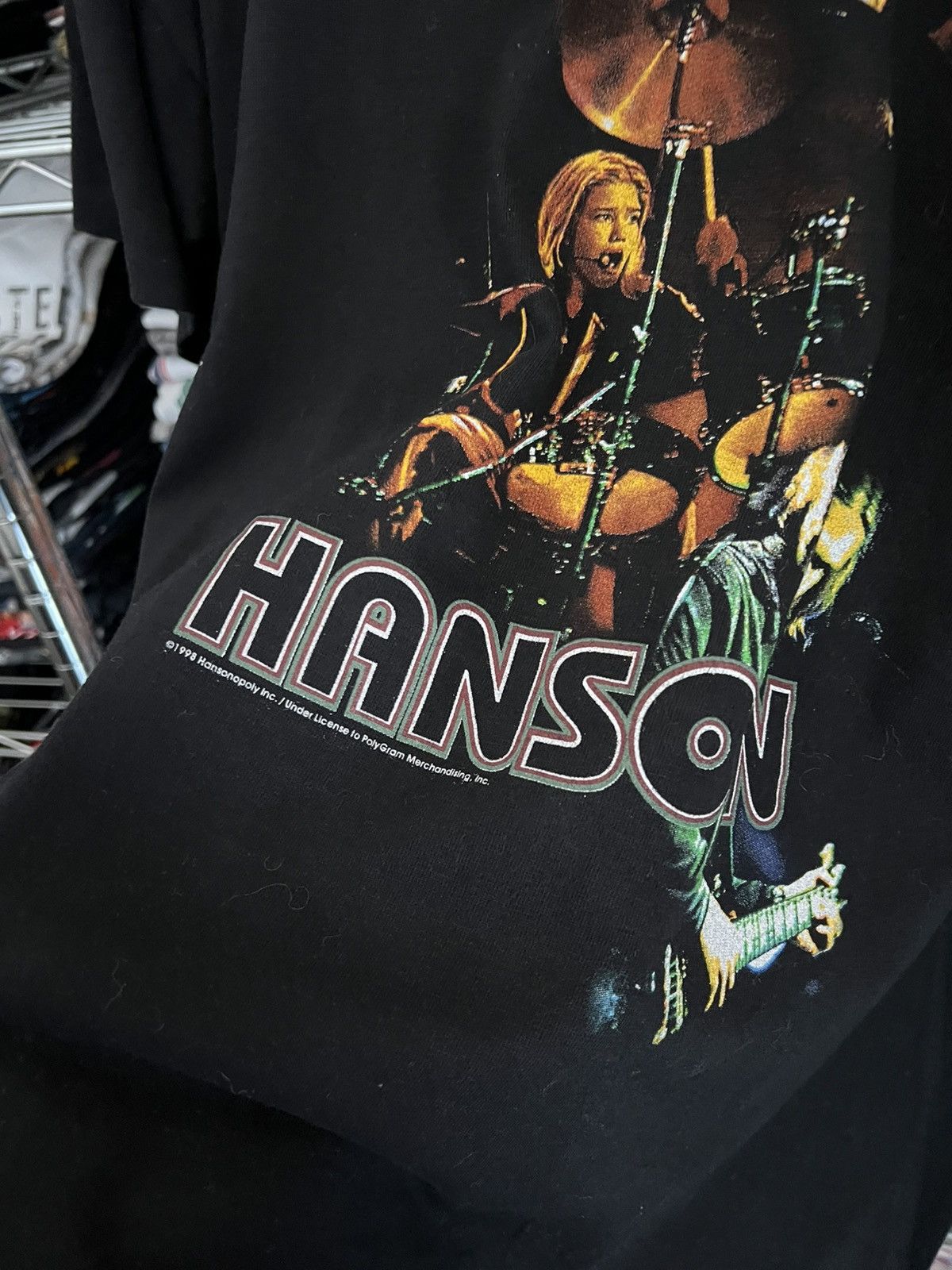 Band Tees 1998 Hanson PolyGram Single Stitch Pop Rock Tee Size US L / EU 52-54 / 3 - 3 Thumbnail