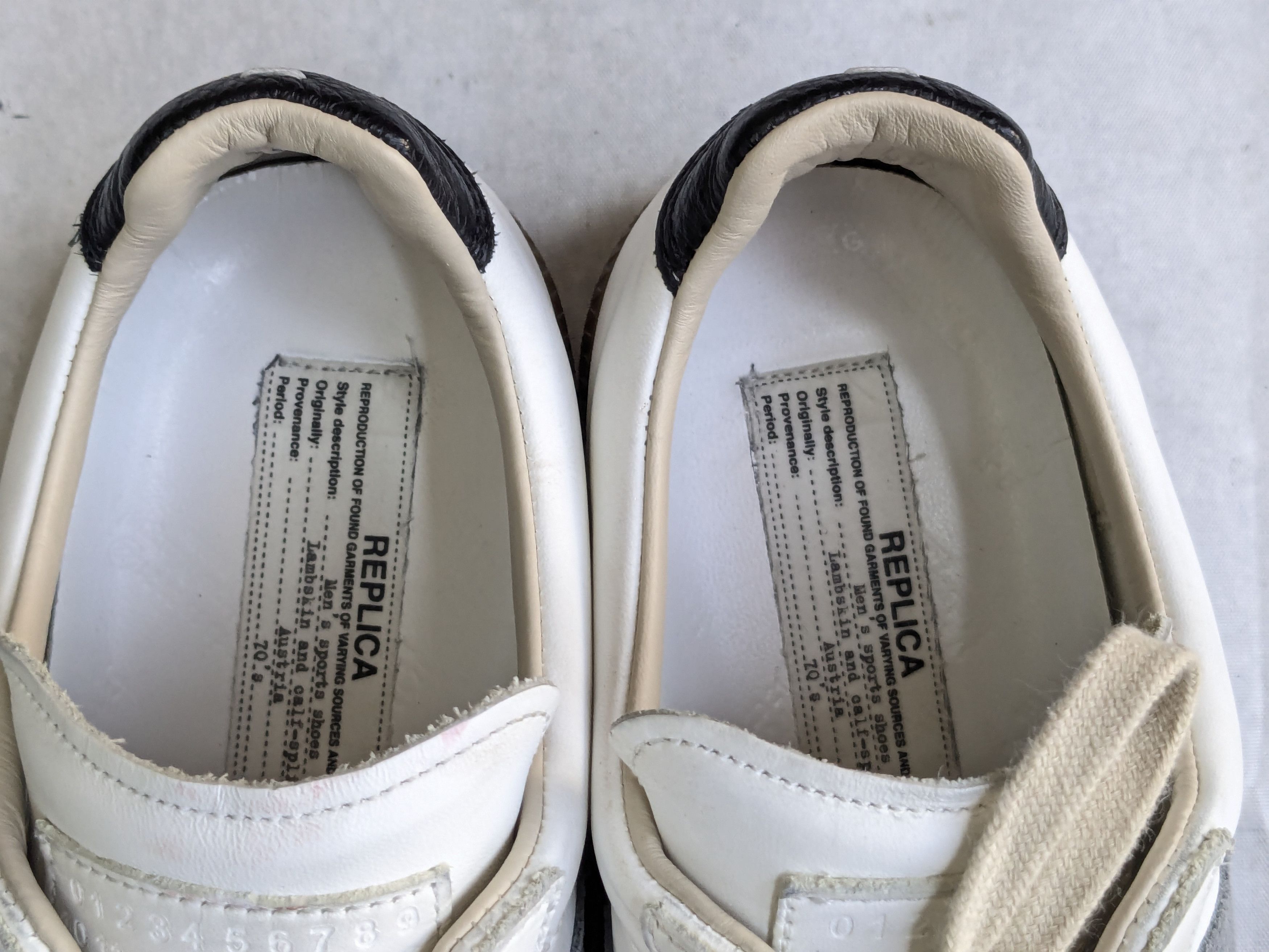 Maison Margiela Maison Margiela Replica GAT White Gray Orange 10 43 Low Size US 10 / EU 43 - 6 Thumbnail